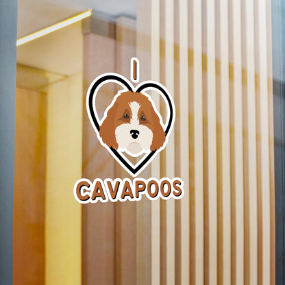 "I Love Cavapoos" Vinyl Decals - Weave Got Gifts - Unique Gifts You Won’t Find Anywhere Else!