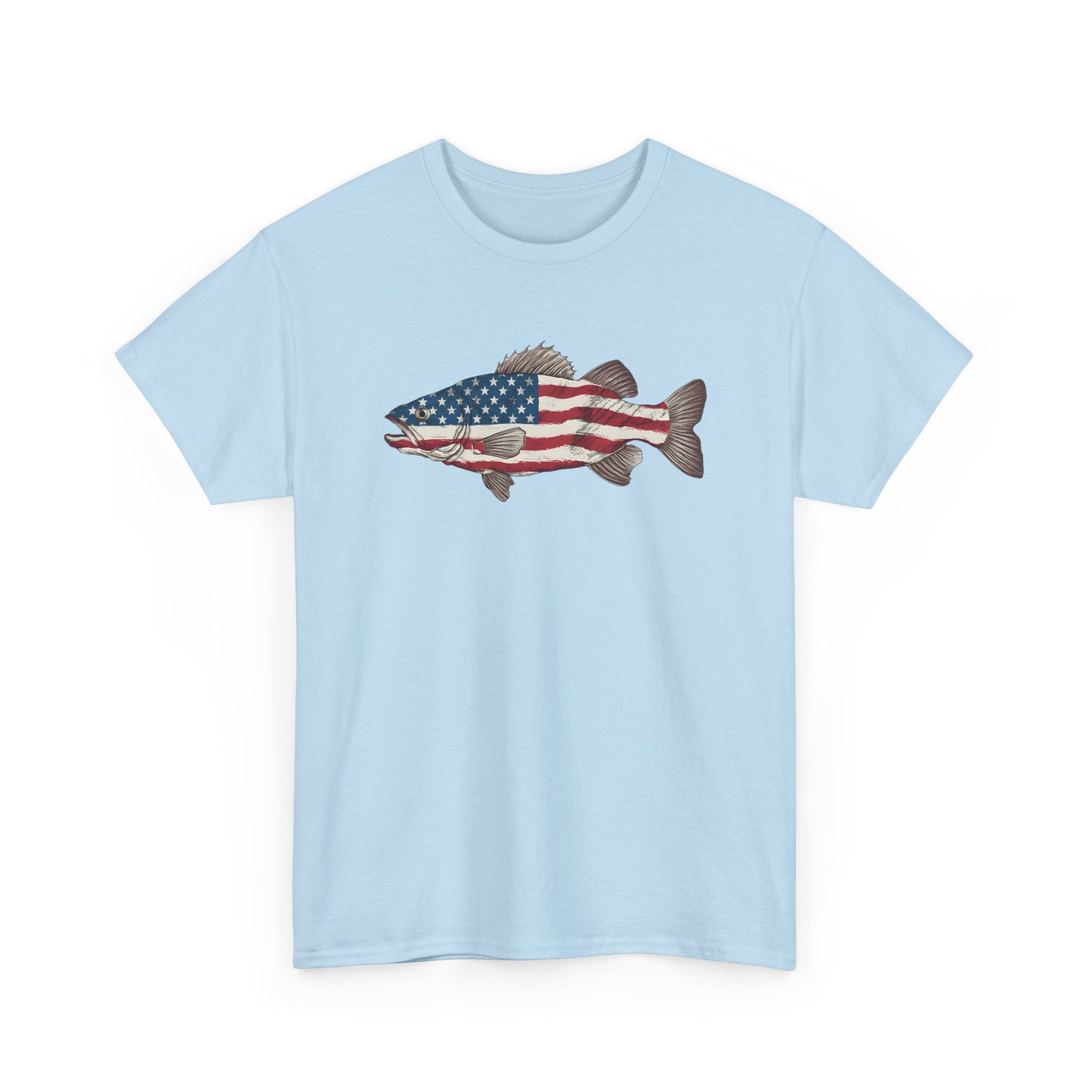 American Flag Fishing T-Shirt