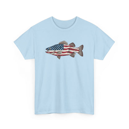 American Flag Fishing T-Shirt