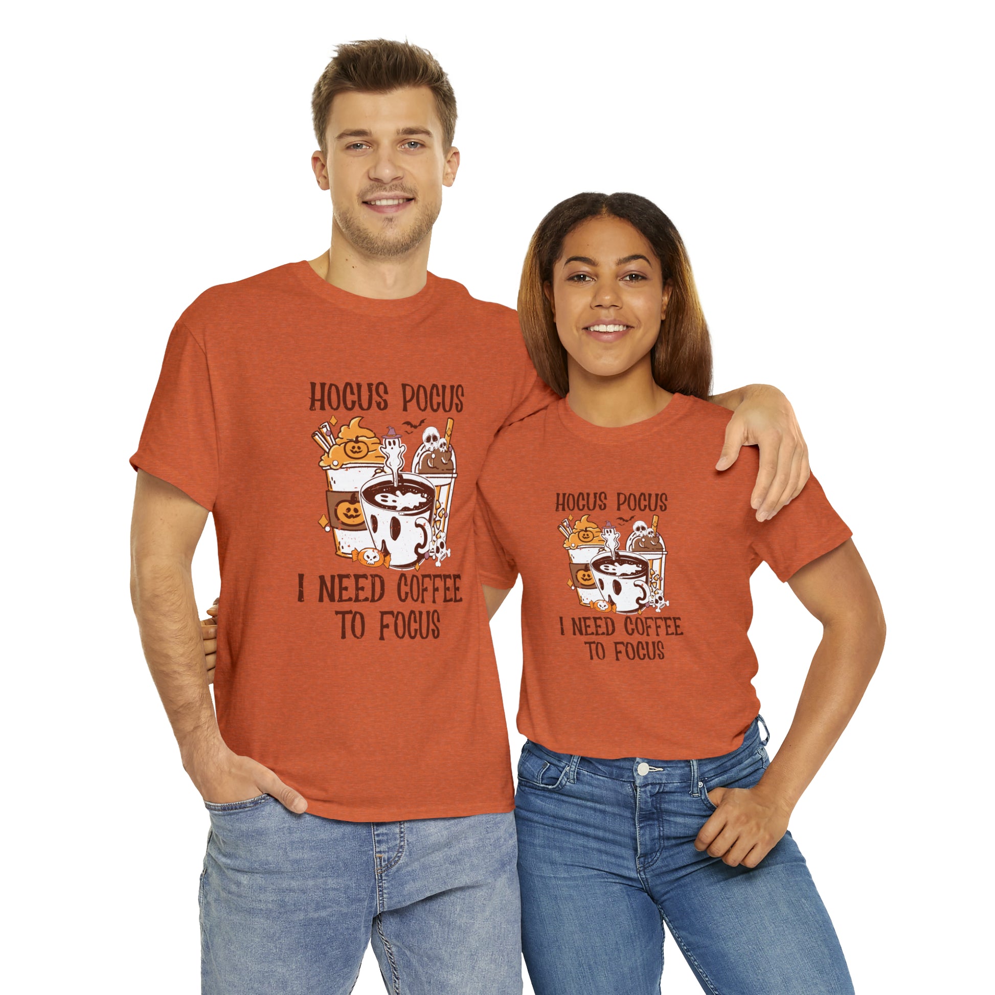 "Hocus Pocus, I Need Coffee To Focus" T-Shirt - Weave Got Gifts - Unique Gifts You Won’t Find Anywhere Else!