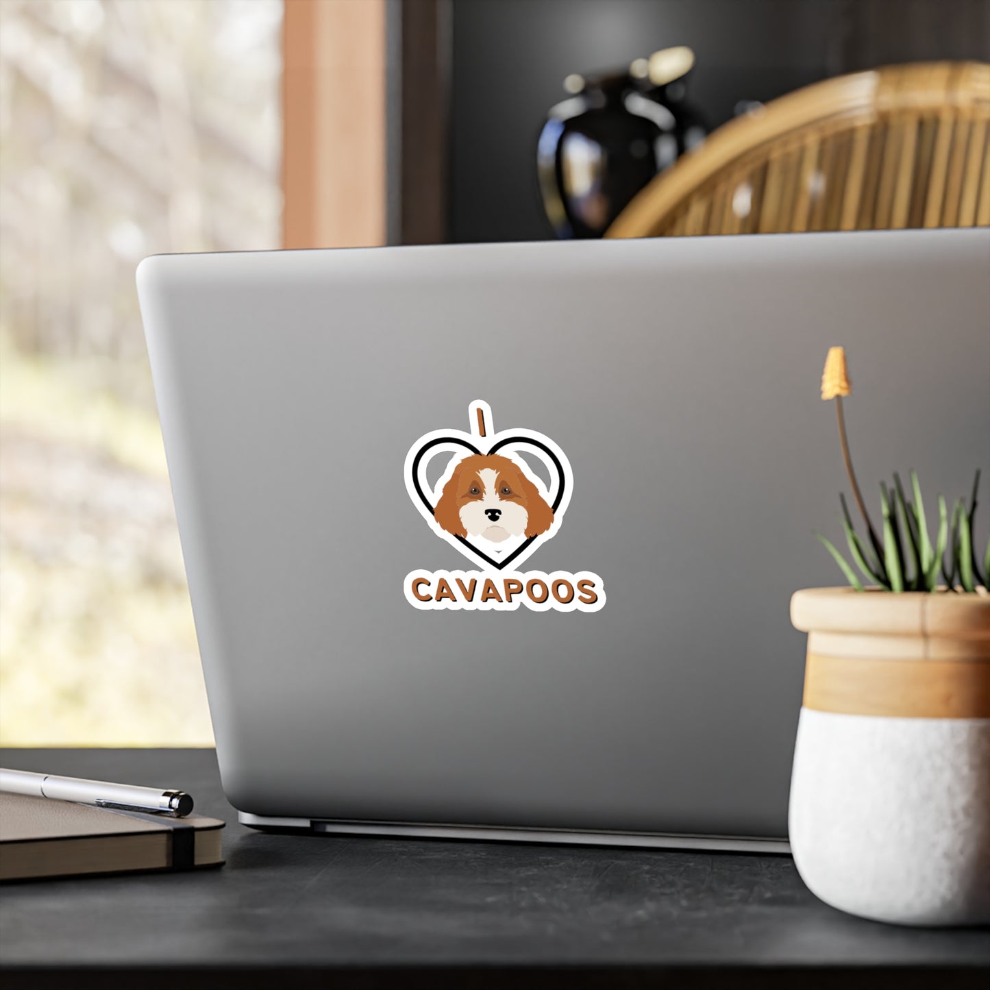 "I Love Cavapoos" Vinyl Decals - Weave Got Gifts - Unique Gifts You Won’t Find Anywhere Else!