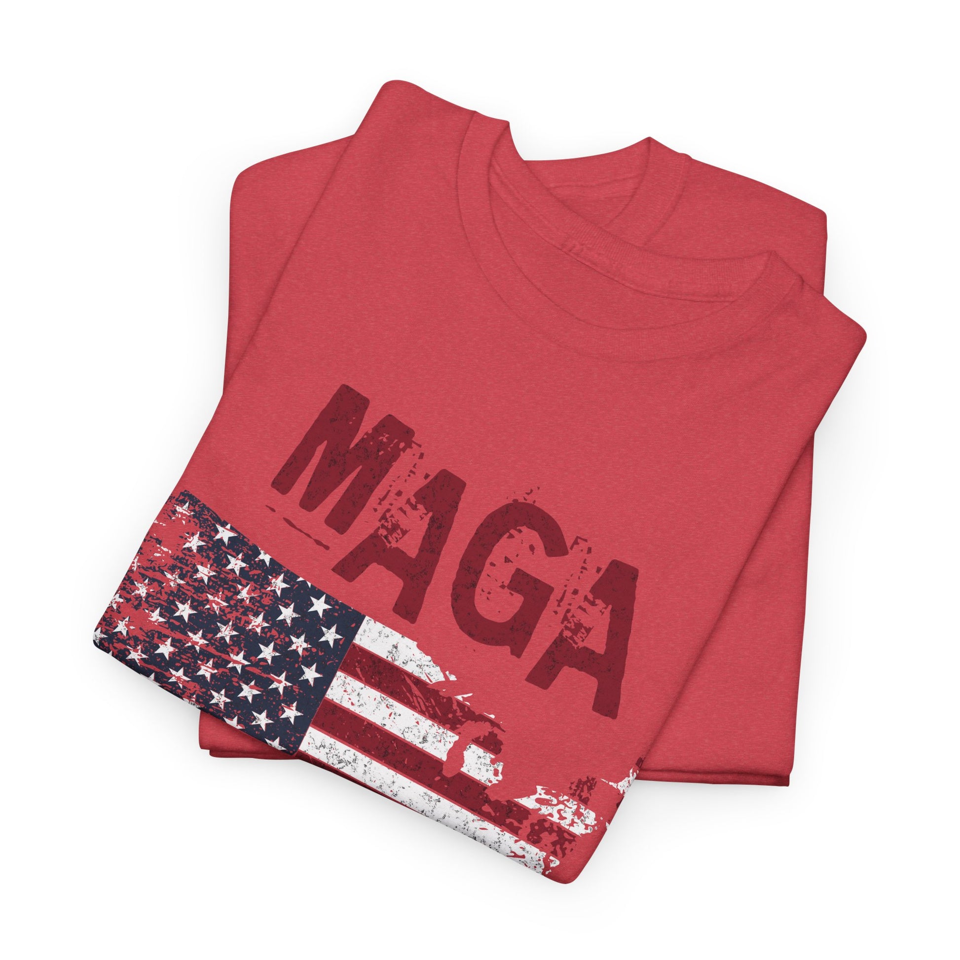 Make America Great Again shirt with bold rustic text
