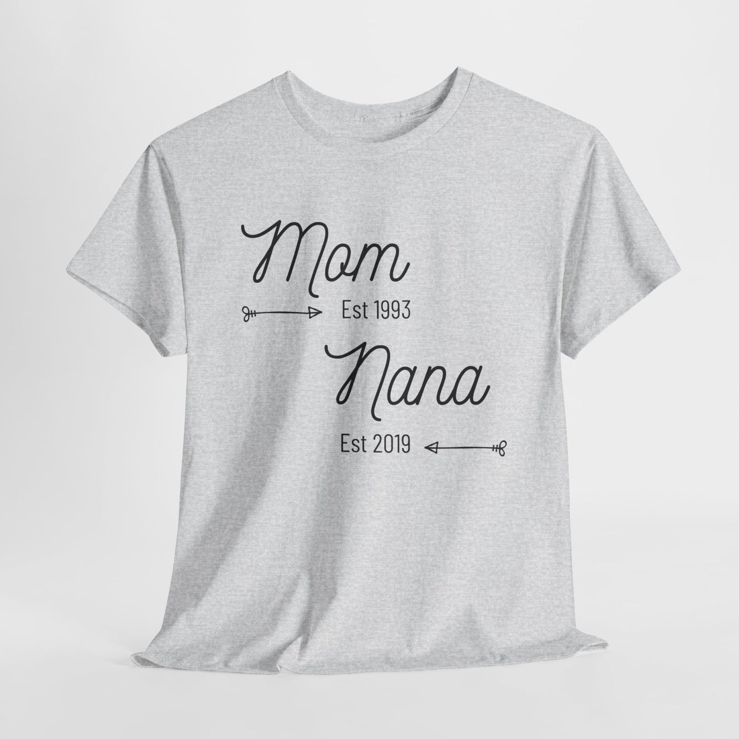 Custom Mom & Nana Shirt