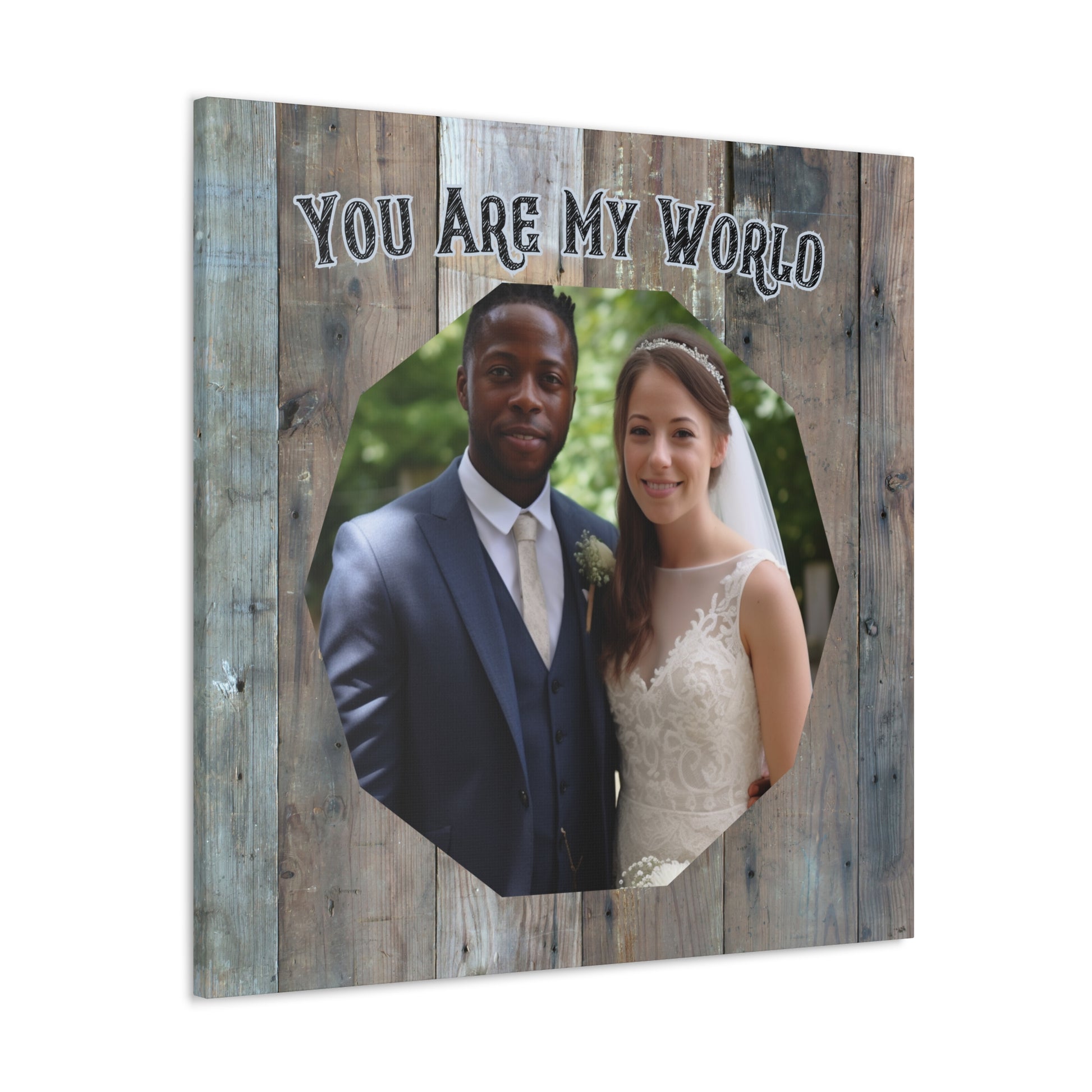 "You Are My World" Custom Photo Wall Art - Weave Got Gifts - Unique Gifts You Won’t Find Anywhere Else!