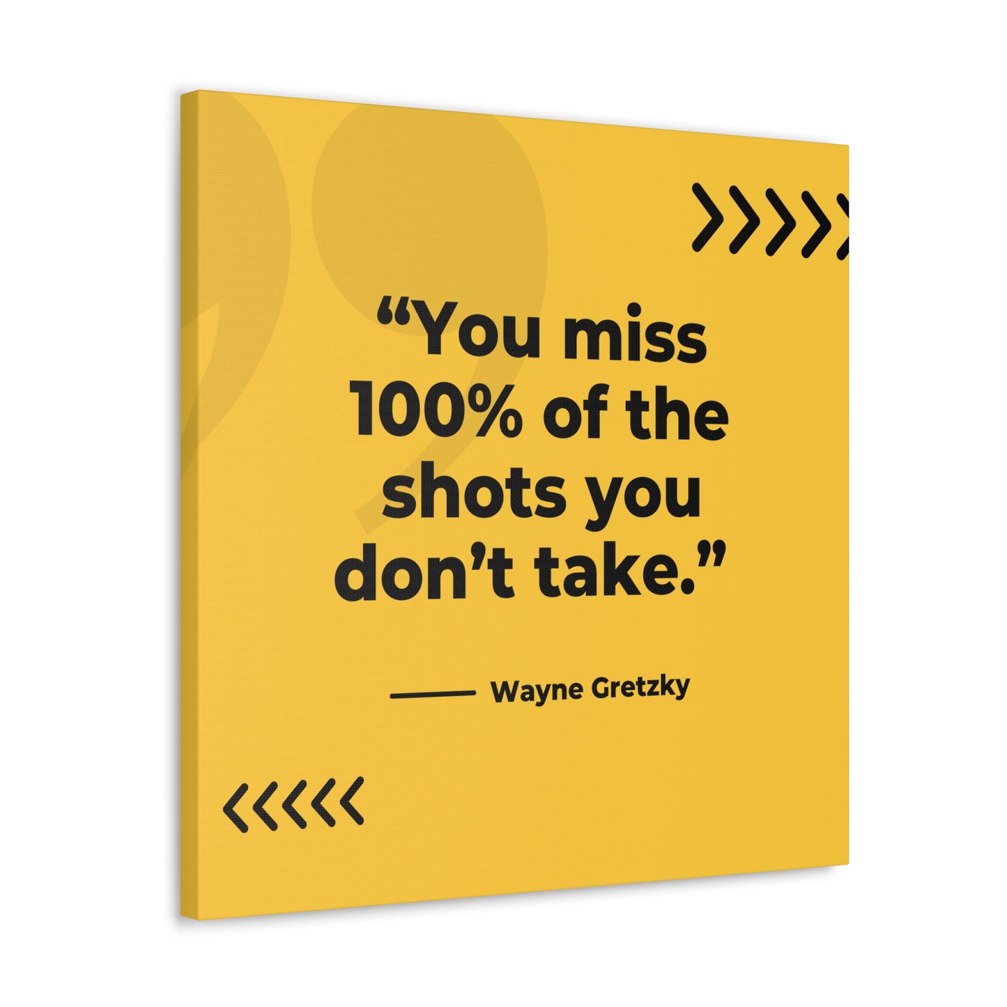 "You Miss 100% Of The Shots You Don't Take" Wall Art - Weave Got Gifts - Unique Gifts You Won’t Find Anywhere Else!