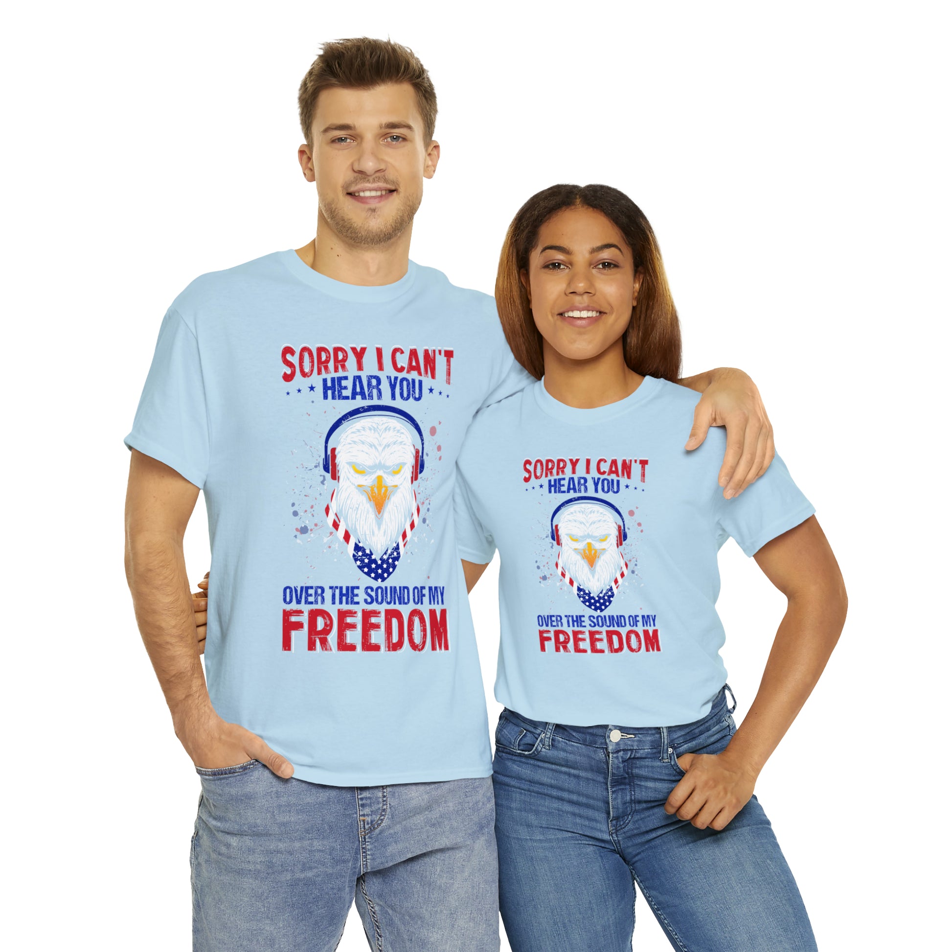 "Can't Hear You Over The Sound Of My Freedom" T-Shirt - Weave Got Gifts - Unique Gifts You Won’t Find Anywhere Else!