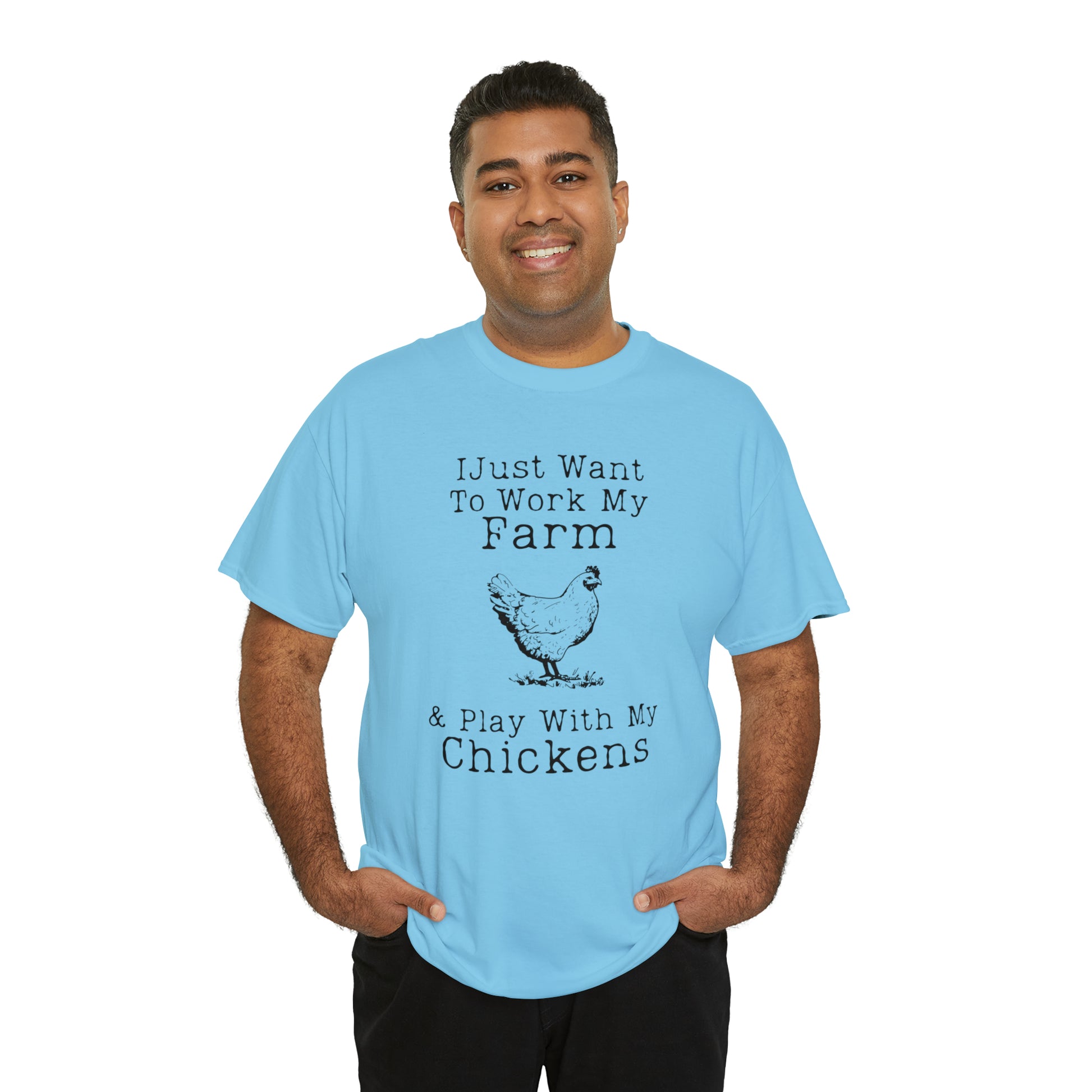 "Farm & Chickens" T-Shirt - Weave Got Gifts - Unique Gifts You Won’t Find Anywhere Else!