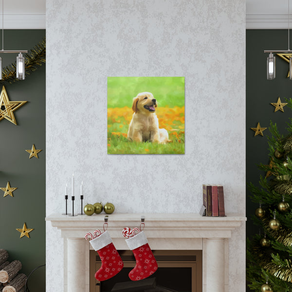 "Dog Painting Photo" Custom Wall Art - Weave Got Gifts - Unique Gifts You Won’t Find Anywhere Else!