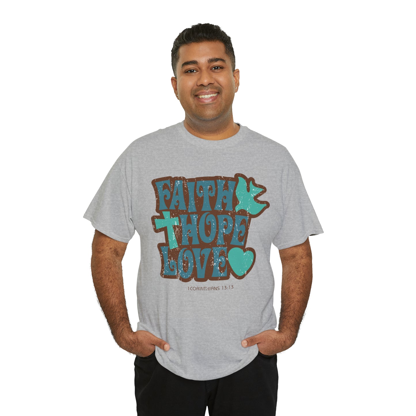 "Faith, Hope, Love" T-Shirt - Weave Got Gifts - Unique Gifts You Won’t Find Anywhere Else!