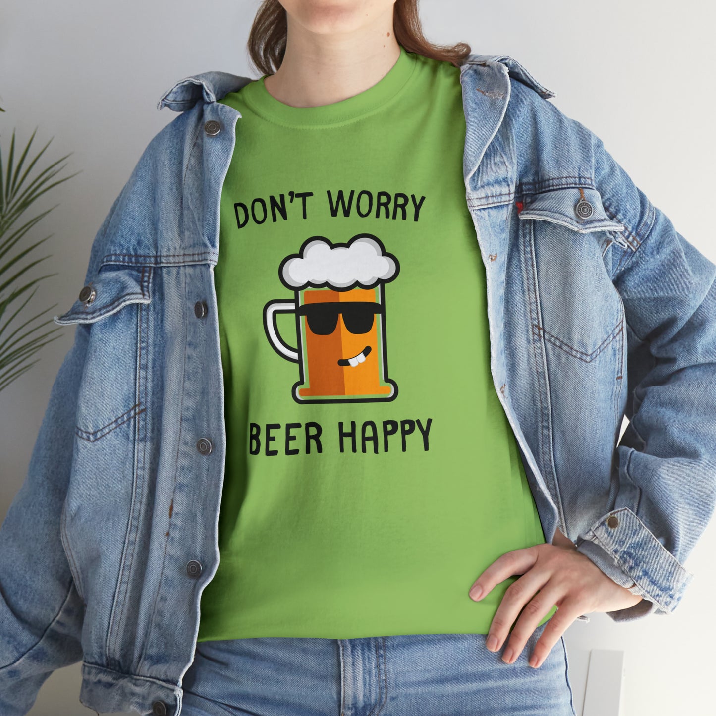 "Don't Worry, Beer Happy" T-Shirt - Weave Got Gifts - Unique Gifts You Won’t Find Anywhere Else!