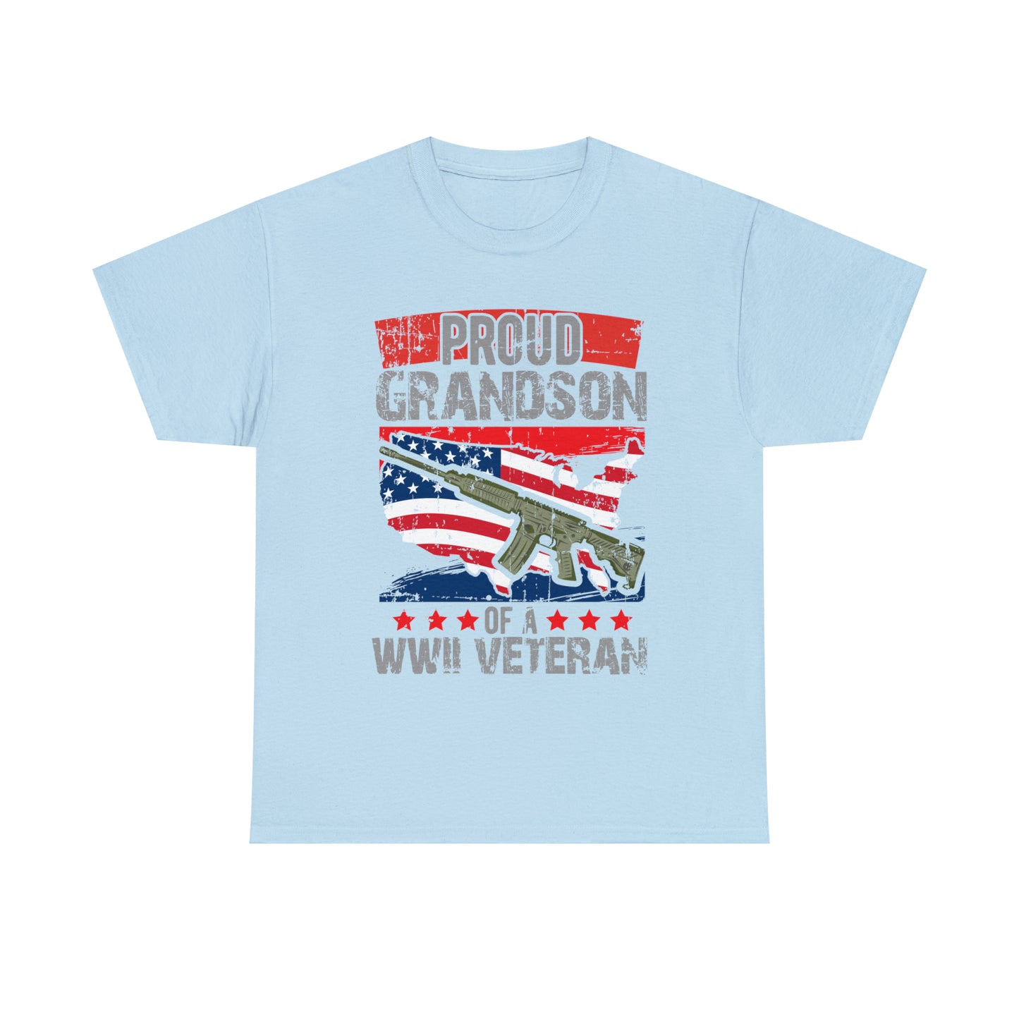 "Grandson Of WW2 Veteran" T-Shirt - Weave Got Gifts - Unique Gifts You Won’t Find Anywhere Else!