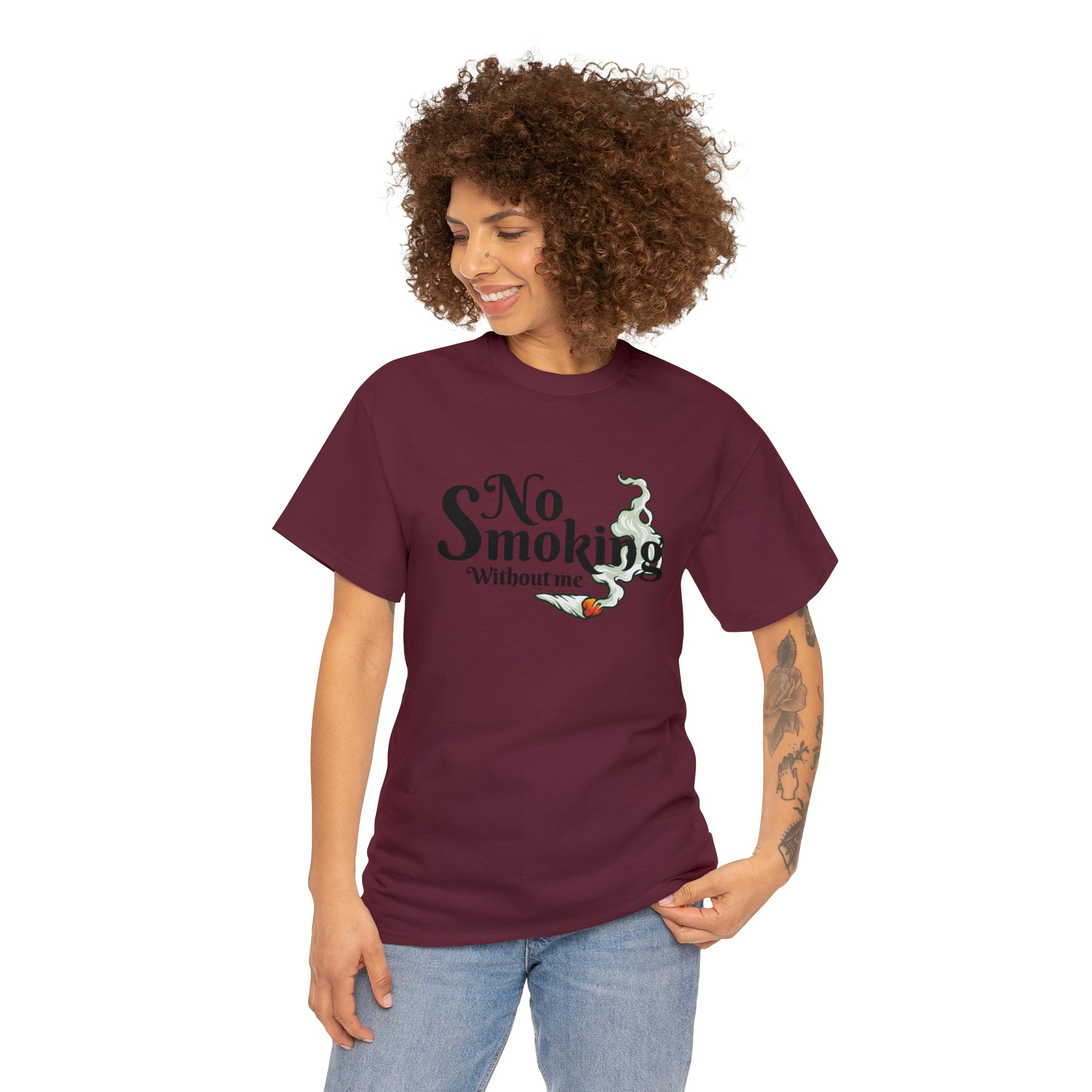 "No Smoking Without Me" T-Shirt - Weave Got Gifts - Unique Gifts You Won’t Find Anywhere Else!