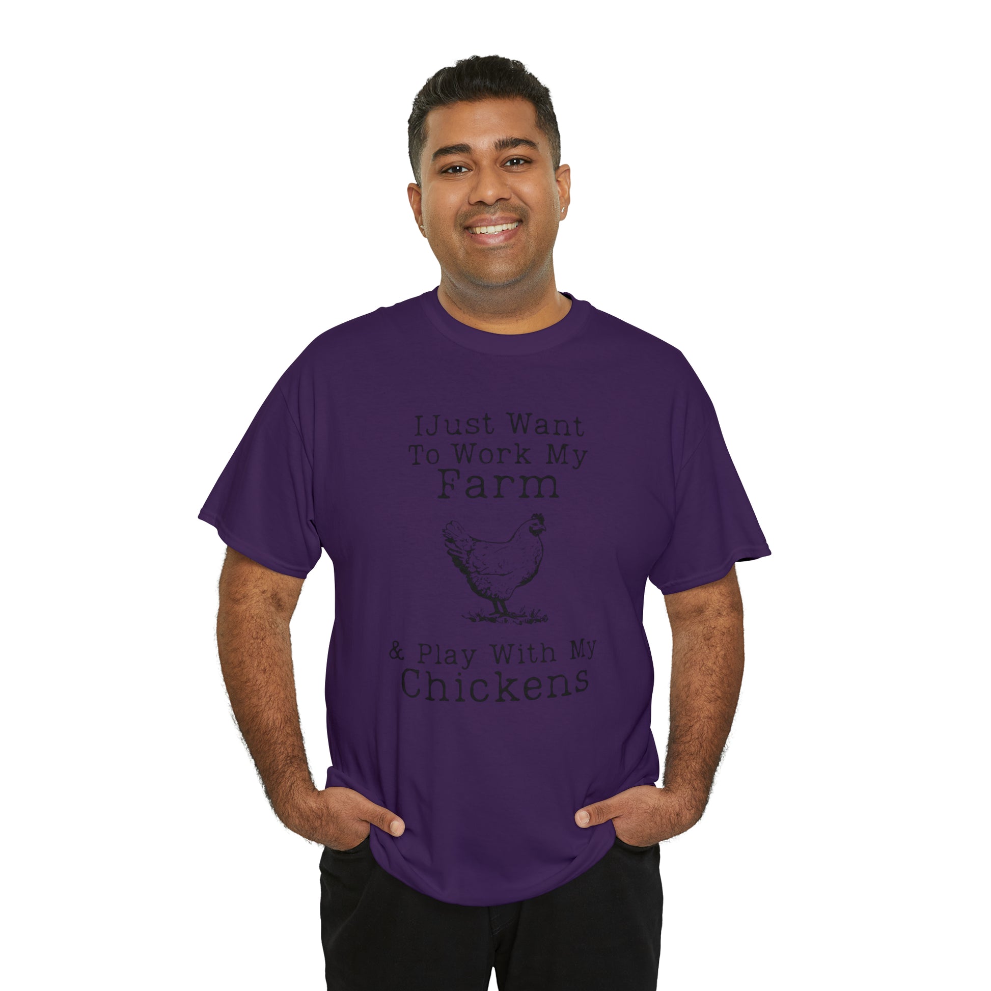 "Farm & Chickens" T-Shirt - Weave Got Gifts - Unique Gifts You Won’t Find Anywhere Else!