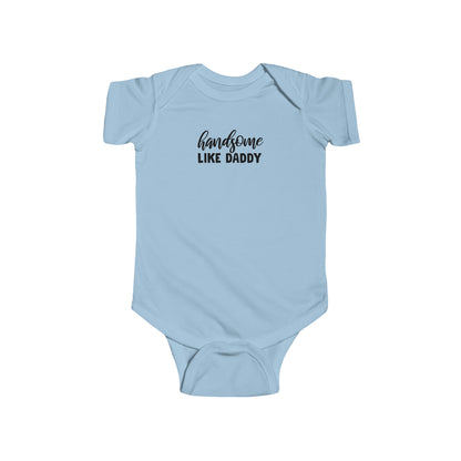 "Handsome Like Daddy" Baby Jersey Bodysuit - Weave Got Gifts - Unique Gifts You Won’t Find Anywhere Else!