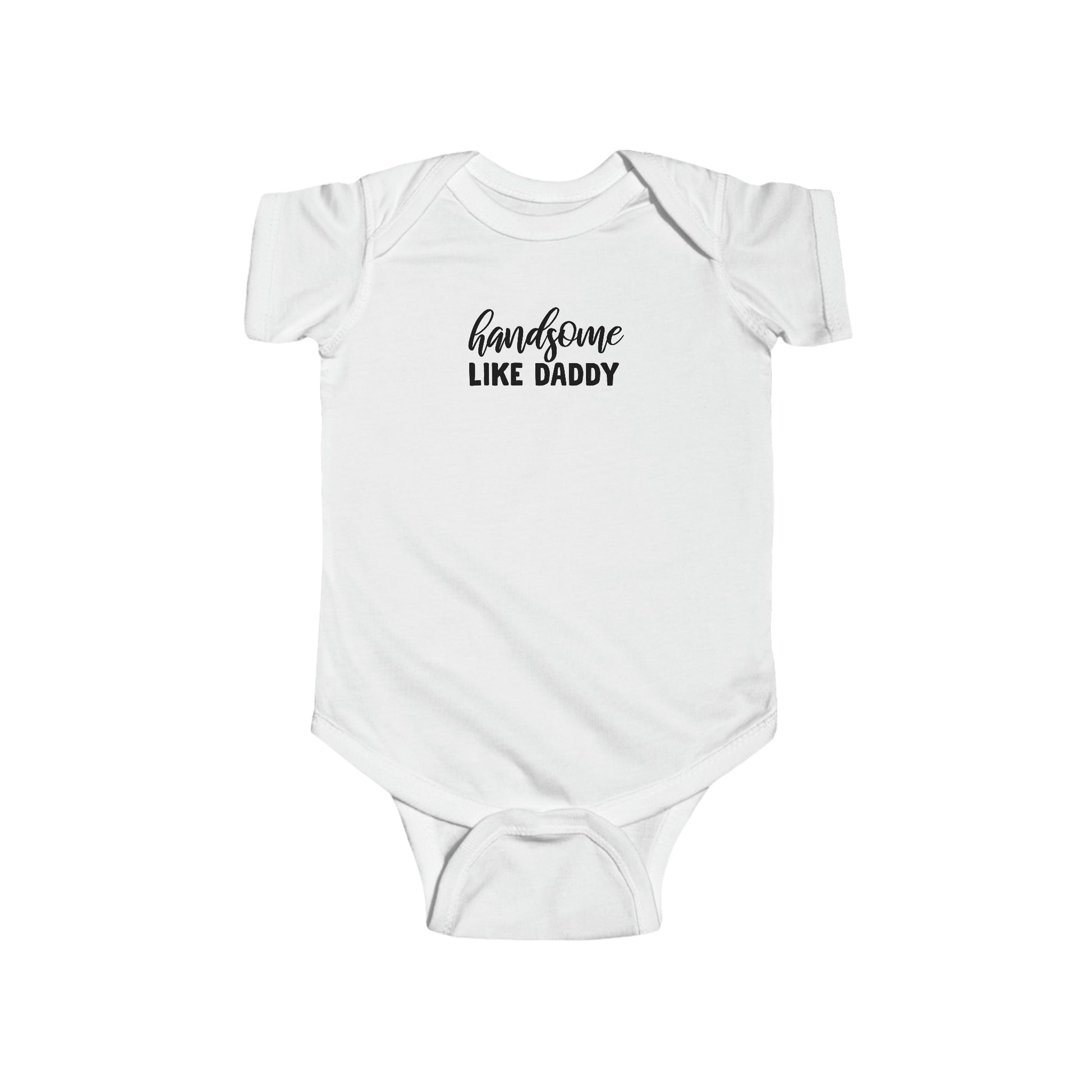 "Handsome Like Daddy" Baby Jersey Bodysuit - Weave Got Gifts - Unique Gifts You Won’t Find Anywhere Else!