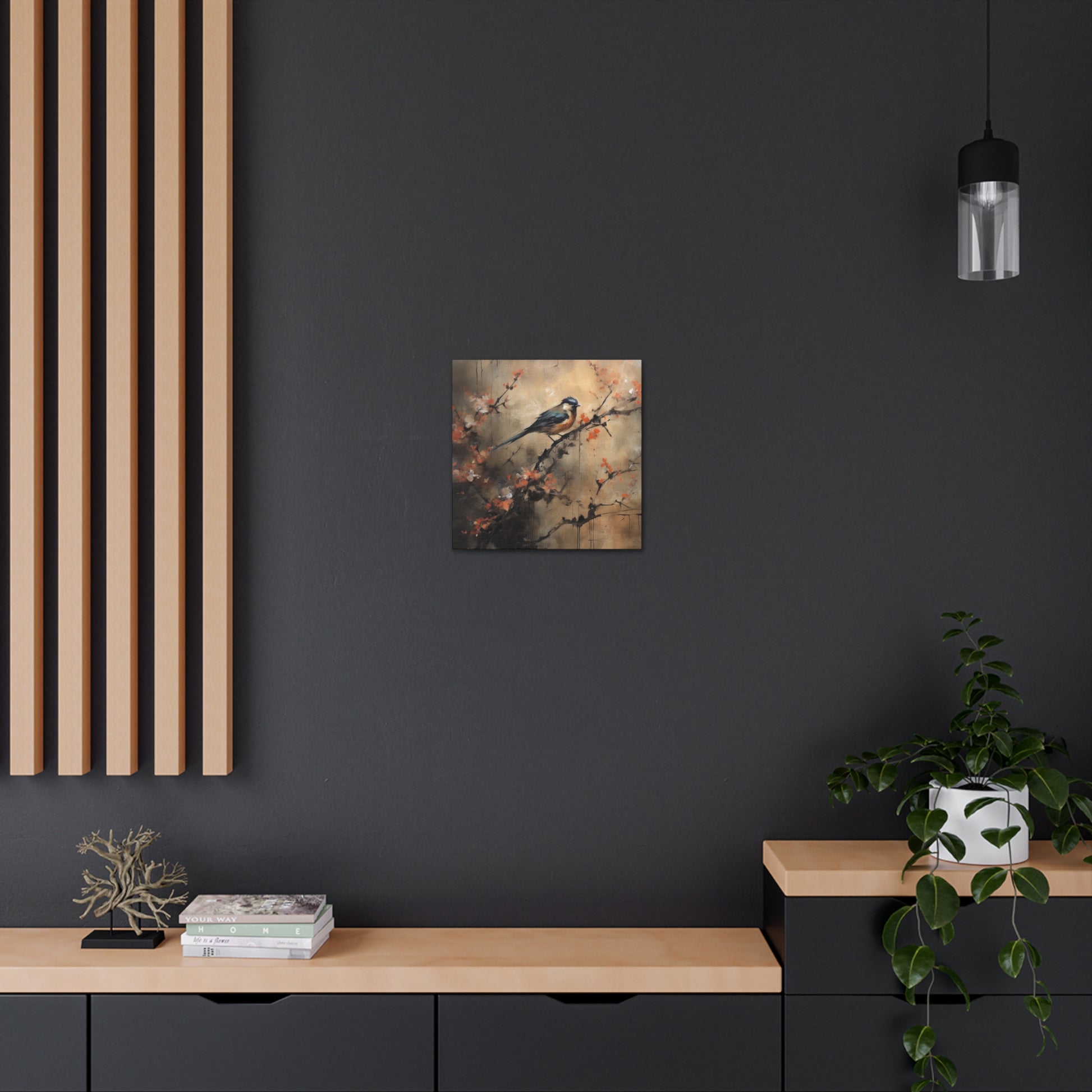 "Bird In Nature Wabi Sabi" Wall Art - Weave Got Gifts - Unique Gifts You Won’t Find Anywhere Else!