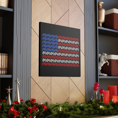 "Tractor American Flag" Wall Art - Weave Got Gifts - Unique Gifts You Won’t Find Anywhere Else!