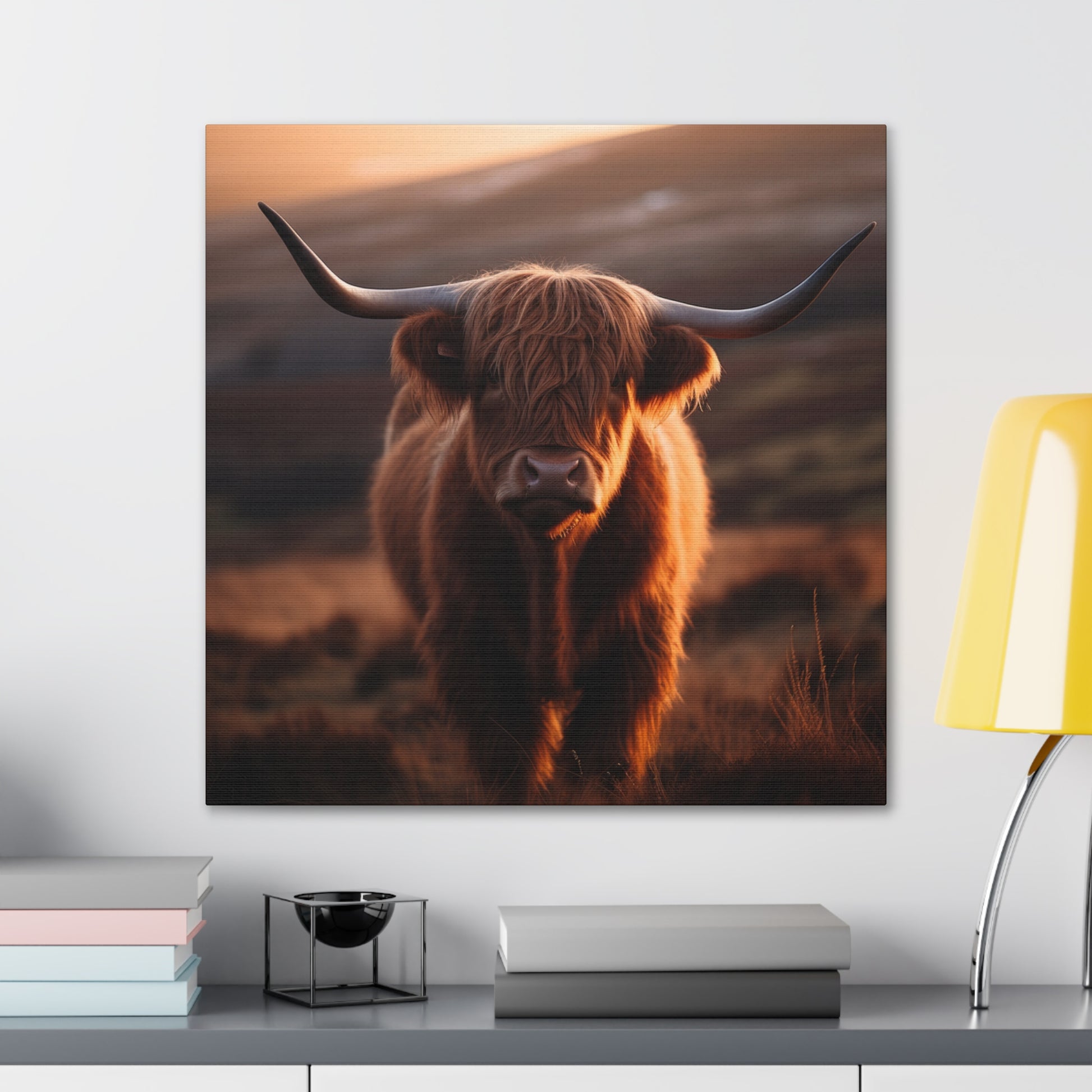 "Highland Cow Photo" Wall Art - Weave Got Gifts - Unique Gifts You Won’t Find Anywhere Else!