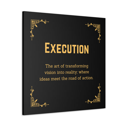 "Execution Motivation" Wall Art - Weave Got Gifts - Unique Gifts You Won’t Find Anywhere Else!