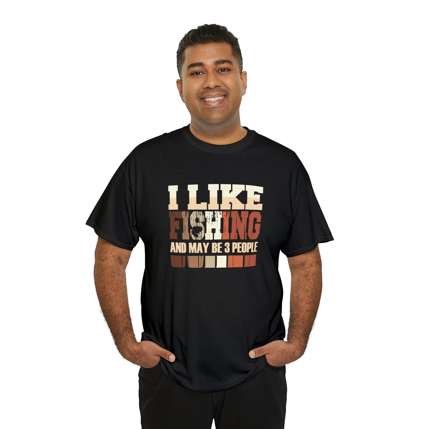 "I Like Fishing & Like 3 People" T-Shirt - Weave Got Gifts - Unique Gifts You Won’t Find Anywhere Else!