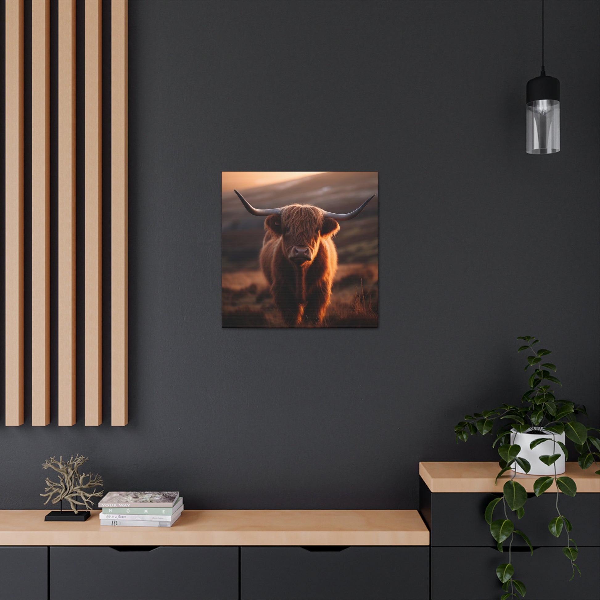 "Highland Cow Photo" Wall Art - Weave Got Gifts - Unique Gifts You Won’t Find Anywhere Else!