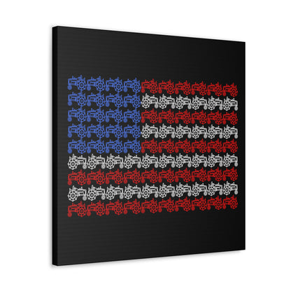 "Tractor American Flag" Wall Art - Weave Got Gifts - Unique Gifts You Won’t Find Anywhere Else!