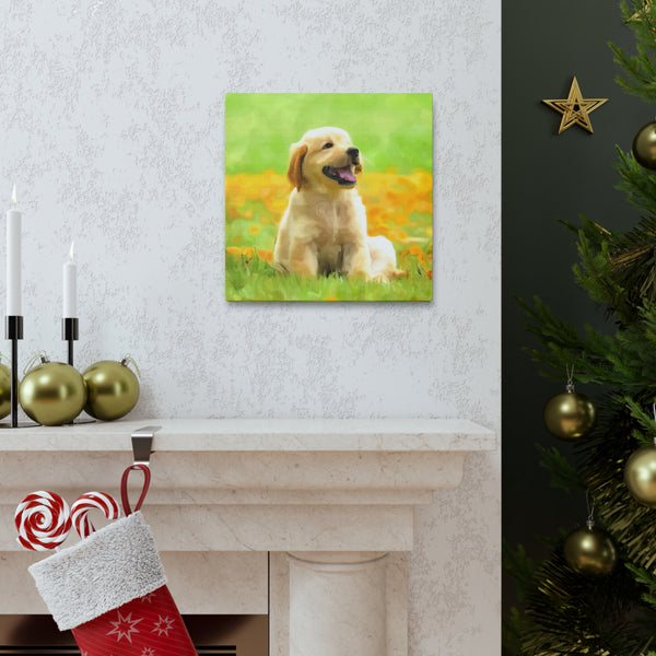 "Dog Painting Photo" Custom Wall Art - Weave Got Gifts - Unique Gifts You Won’t Find Anywhere Else!