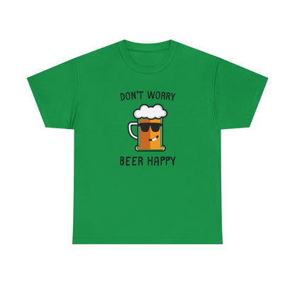 "Don't Worry, Beer Happy" T-Shirt - Weave Got Gifts - Unique Gifts You Won’t Find Anywhere Else!