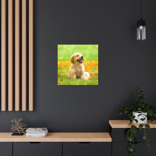 "Dog Painting Photo" Custom Wall Art - Weave Got Gifts - Unique Gifts You Won’t Find Anywhere Else!