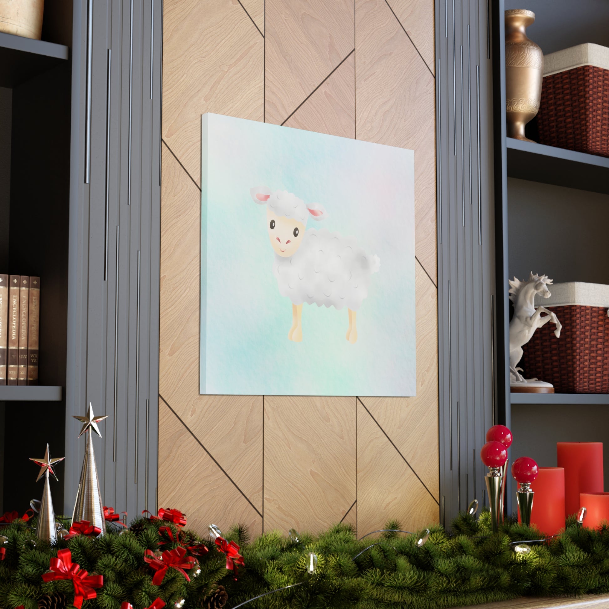 "Baby Lamb" Wall Art - Weave Got Gifts - Unique Gifts You Won’t Find Anywhere Else!