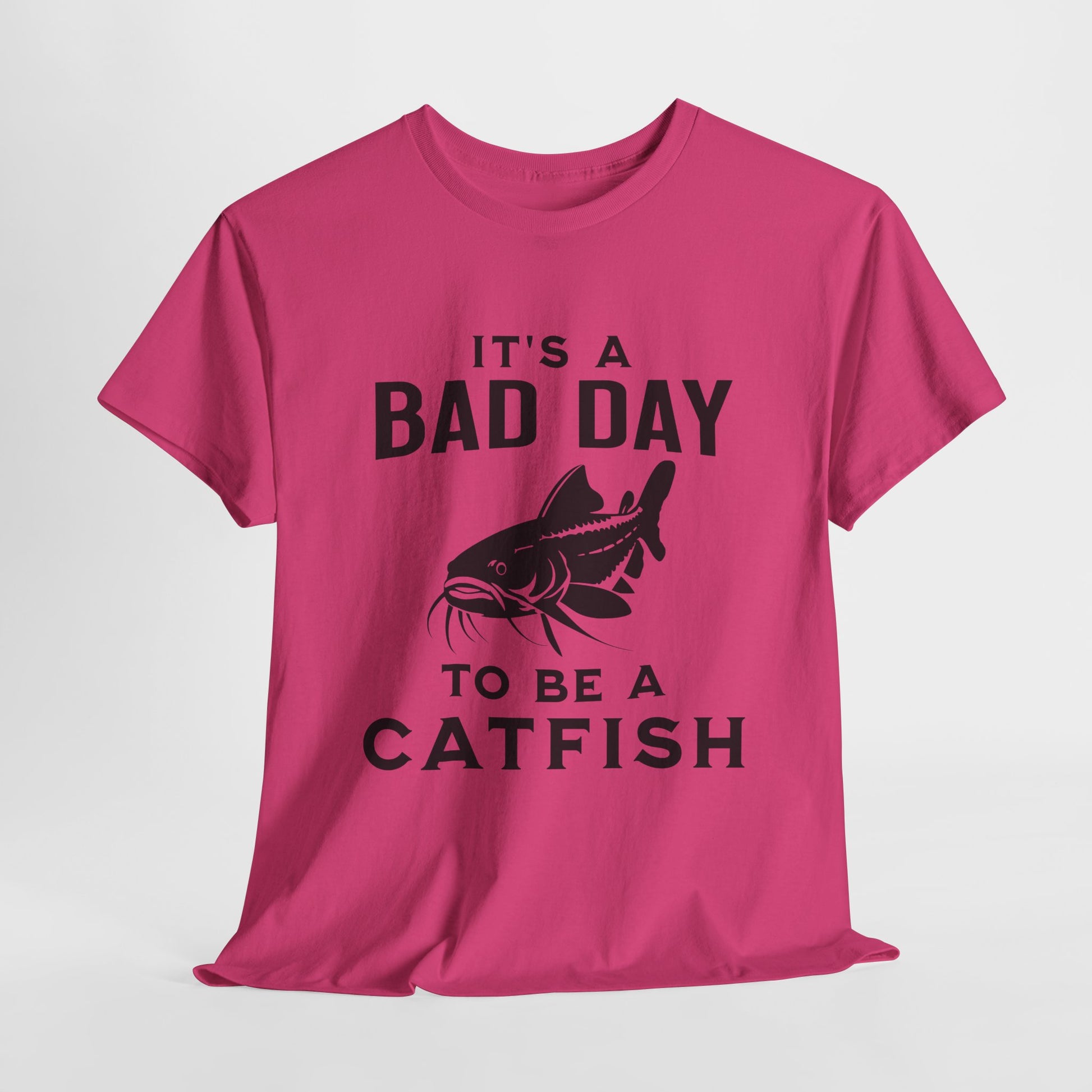 Catfish T-shirt for outdoorsmen and casual wear
