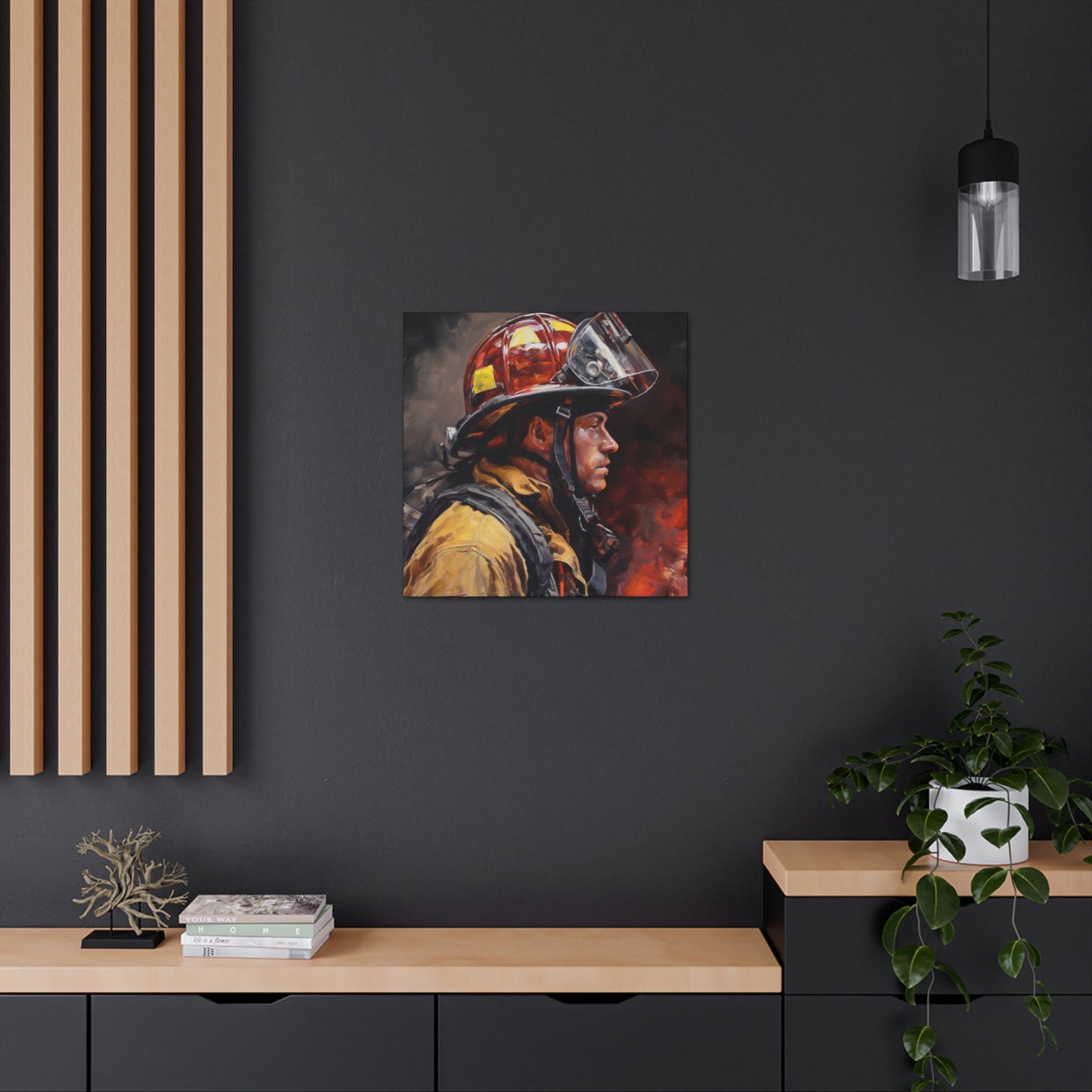 "Firefighter" Hero" Wall Art - Weave Got Gifts - Unique Gifts You Won’t Find Anywhere Else!