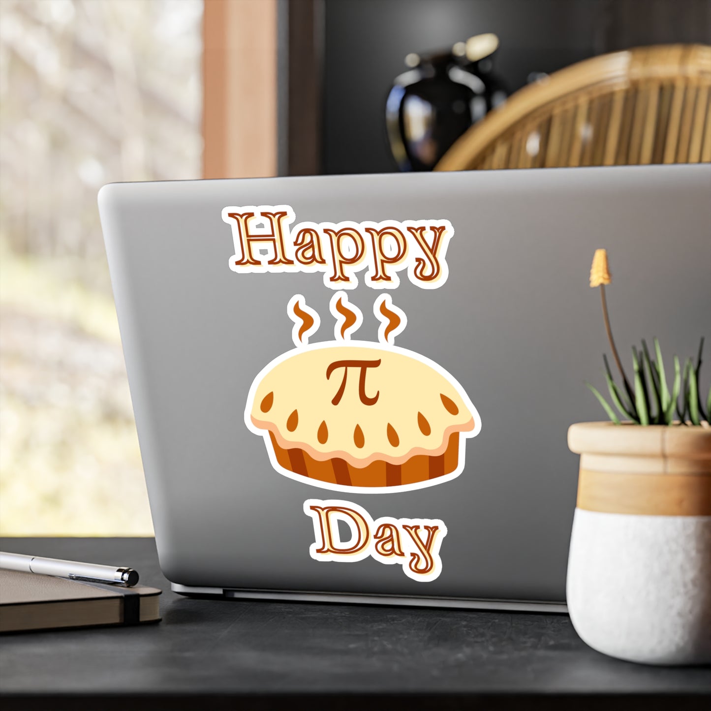 "Happy Pi Day" Kiss-Cut Vinyl Sticker - Weave Got Gifts - Unique Gifts You Won’t Find Anywhere Else!