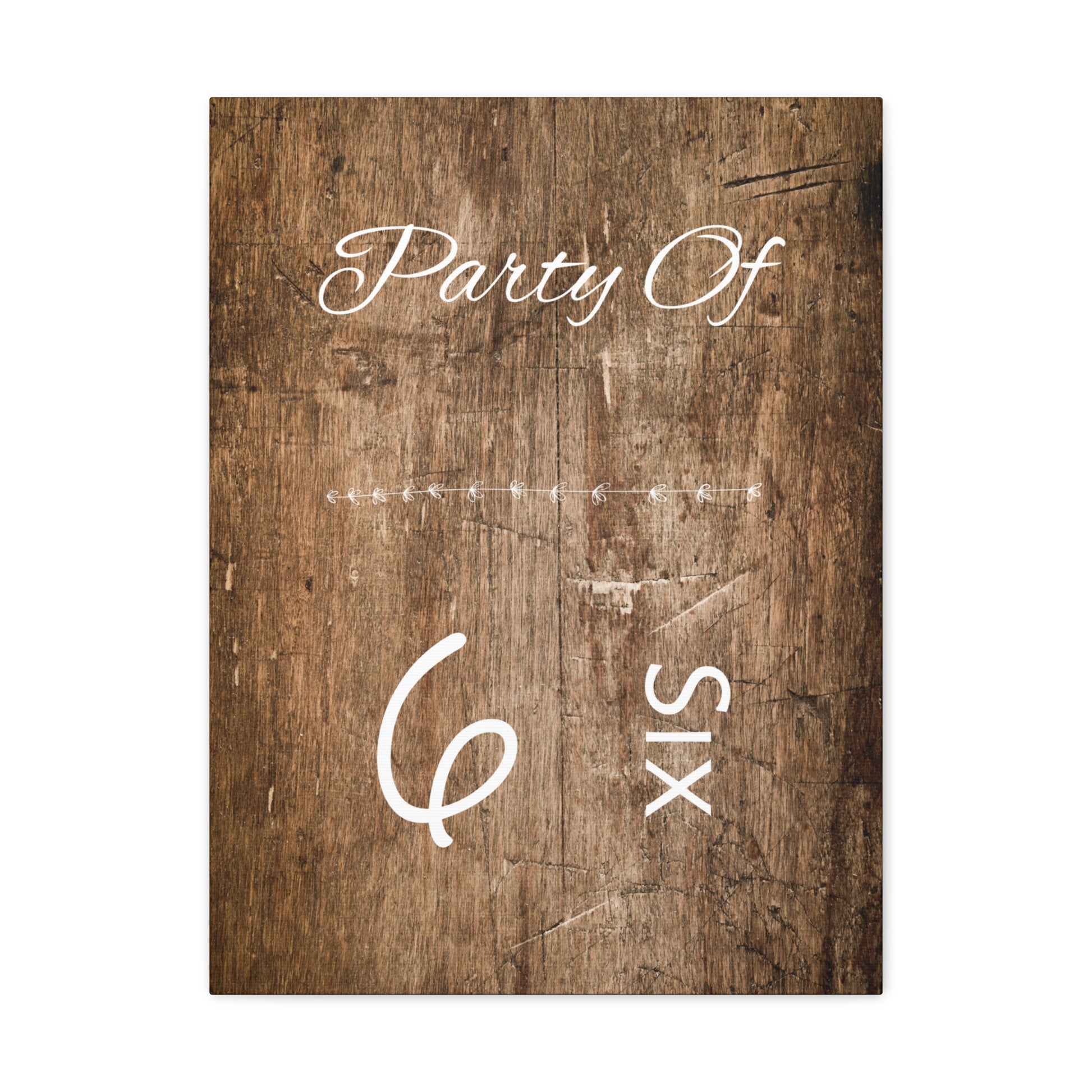 "Party Of 6" Wall Art - Weave Got Gifts - Unique Gifts You Won’t Find Anywhere Else!