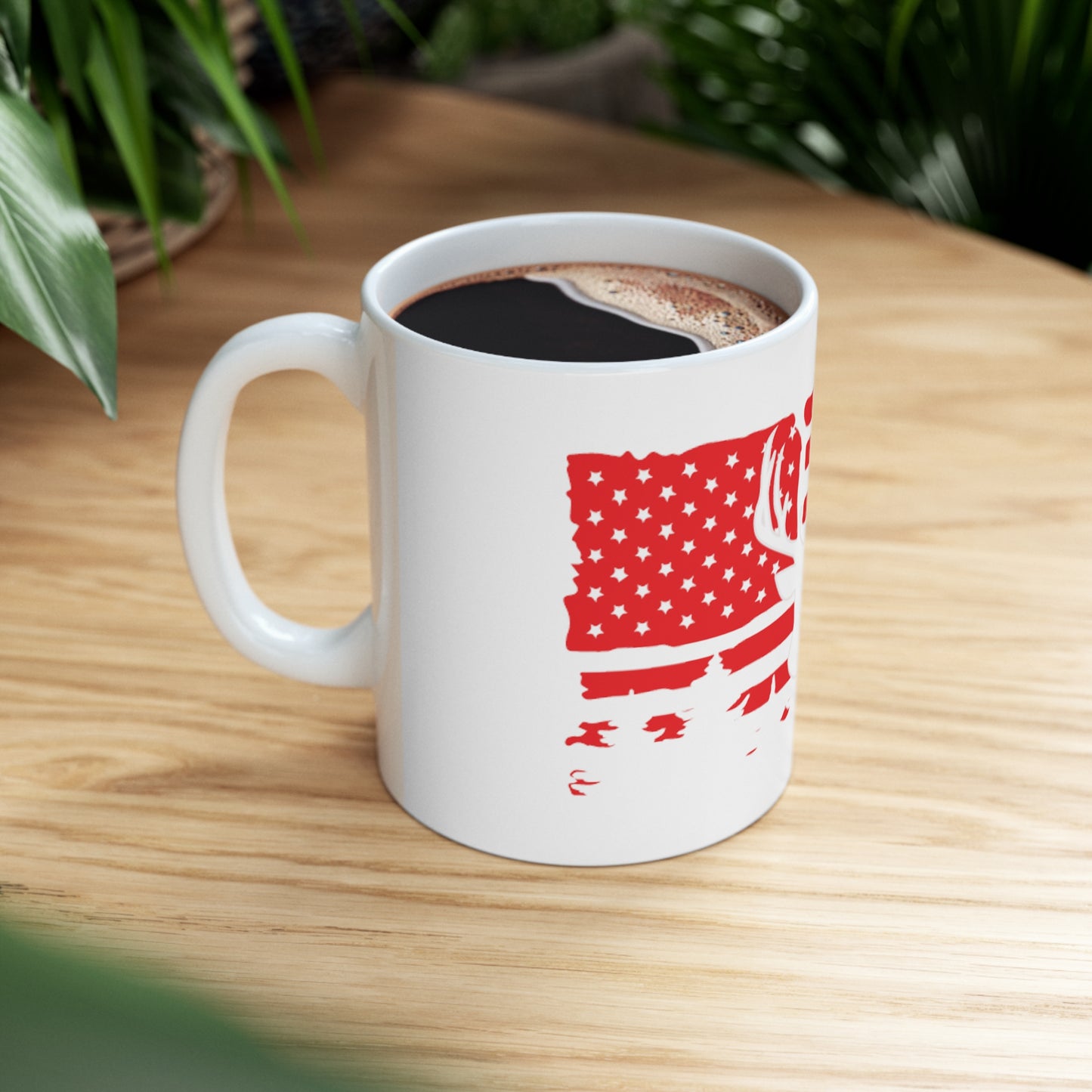 "American Deer" Coffee Mug - Weave Got Gifts - Unique Gifts You Won’t Find Anywhere Else!