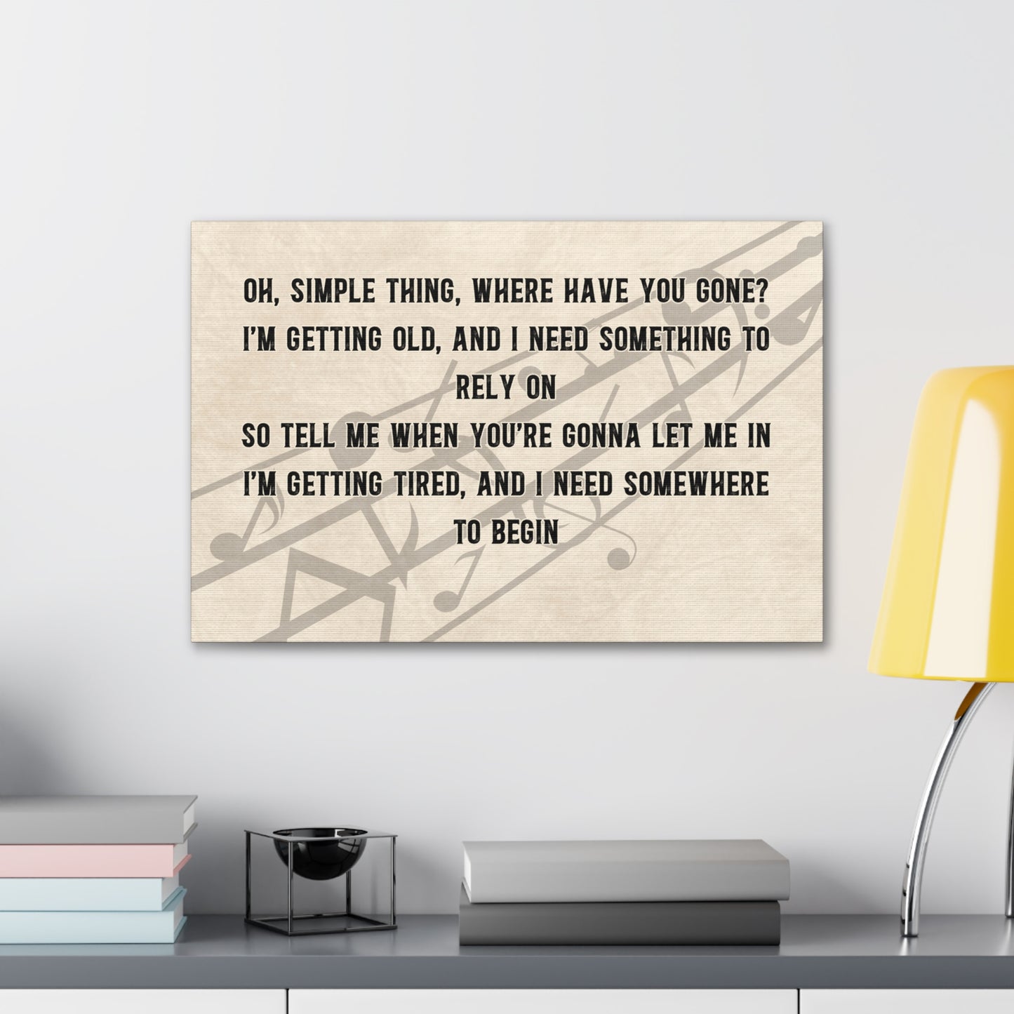 "Custom Song Lyrics" Wall Art - Weave Got Gifts - Unique Gifts You Won’t Find Anywhere Else!