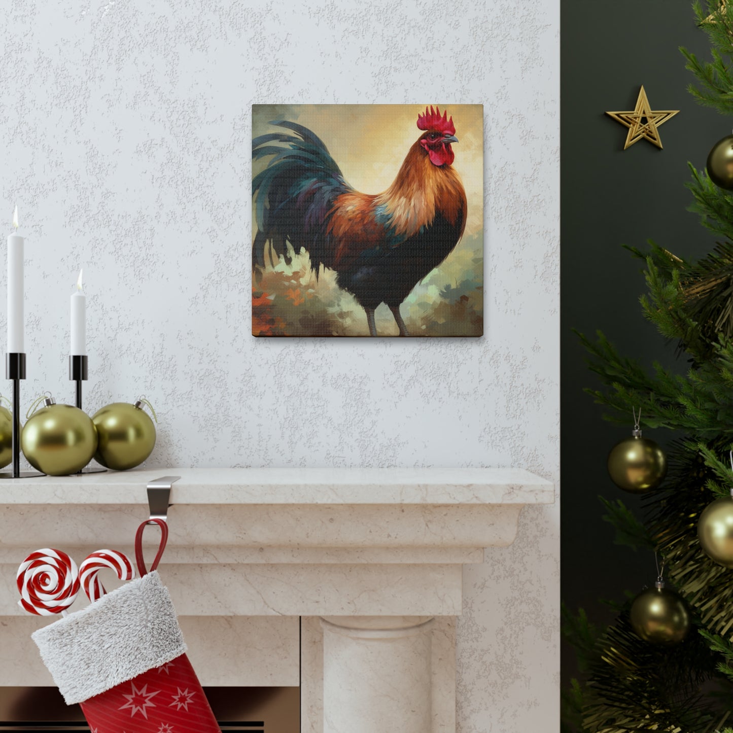 "Farm Rooster" Wall Art - Weave Got Gifts - Unique Gifts You Won’t Find Anywhere Else!