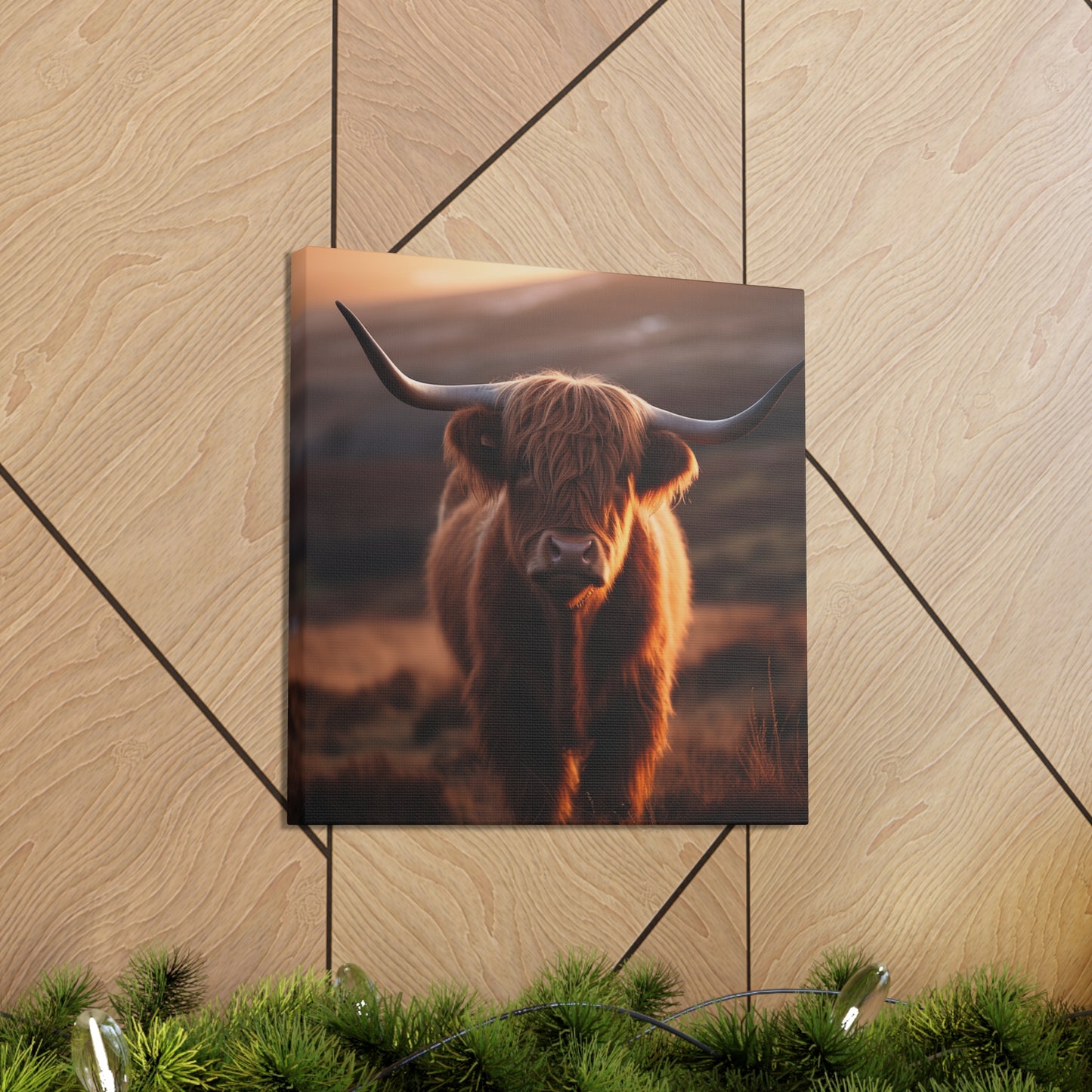 "Highland Cow Photo" Wall Art - Weave Got Gifts - Unique Gifts You Won’t Find Anywhere Else!