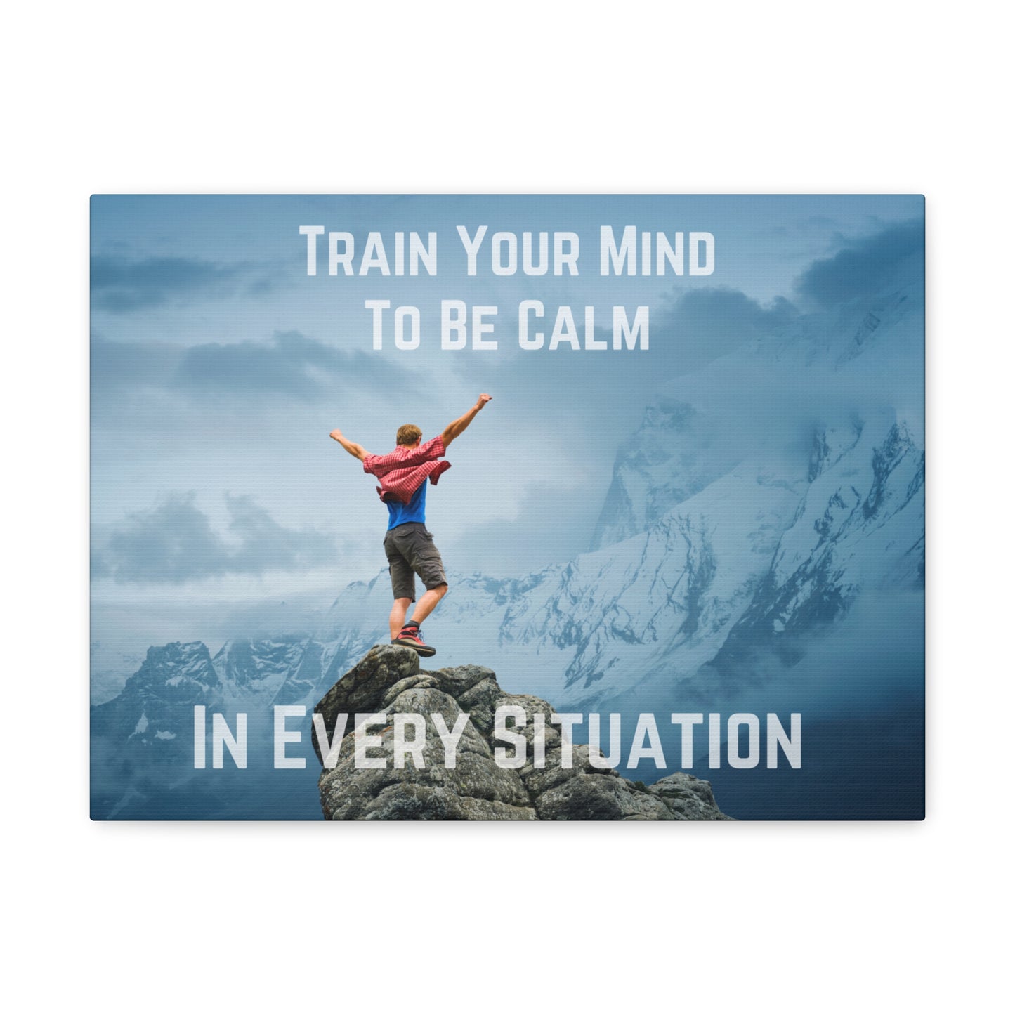 "Train Your Mind To Be Calm" Wall Art - Weave Got Gifts - Unique Gifts You Won’t Find Anywhere Else!