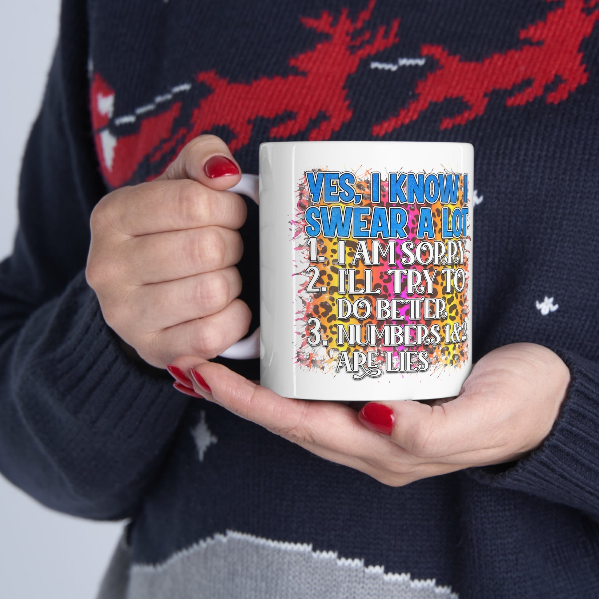 "Yes I Swear Alot" Coffee Mug 11oz - Weave Got Gifts - Unique Gifts You Won’t Find Anywhere Else!