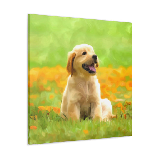 "Dog Painting Photo" Custom Wall Art - Weave Got Gifts - Unique Gifts You Won’t Find Anywhere Else!