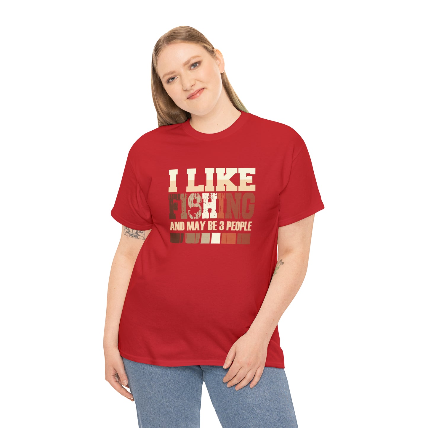 "I Like Fishing & Like 3 People" T-Shirt - Weave Got Gifts - Unique Gifts You Won’t Find Anywhere Else!