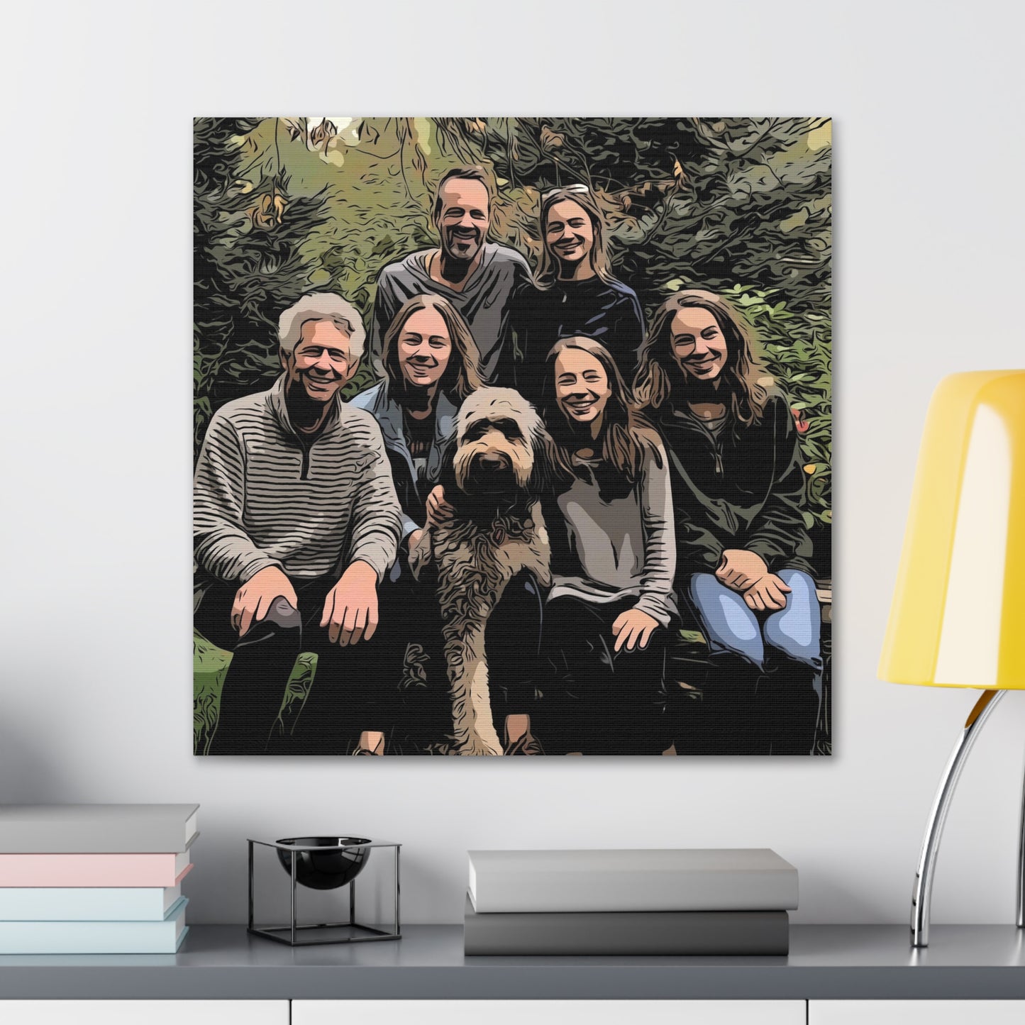 "Family Portrait" Custom Wall Art - Weave Got Gifts - Unique Gifts You Won’t Find Anywhere Else!