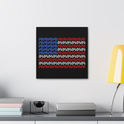 "Tractor American Flag" Wall Art - Weave Got Gifts - Unique Gifts You Won’t Find Anywhere Else!