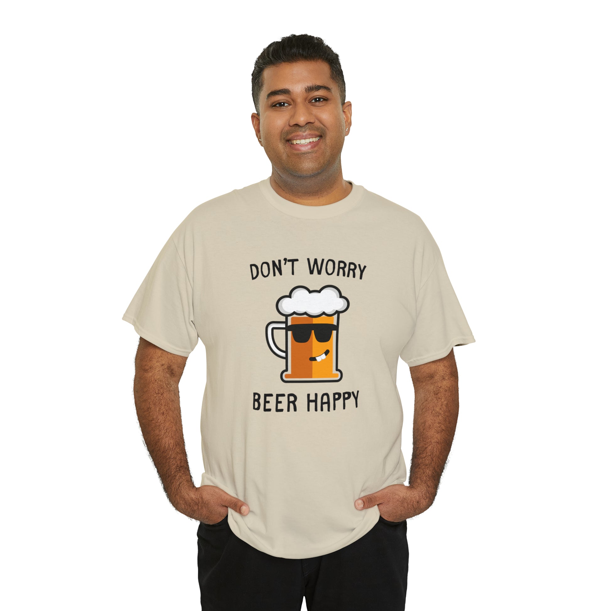 "Don't Worry, Beer Happy" T-Shirt - Weave Got Gifts - Unique Gifts You Won’t Find Anywhere Else!