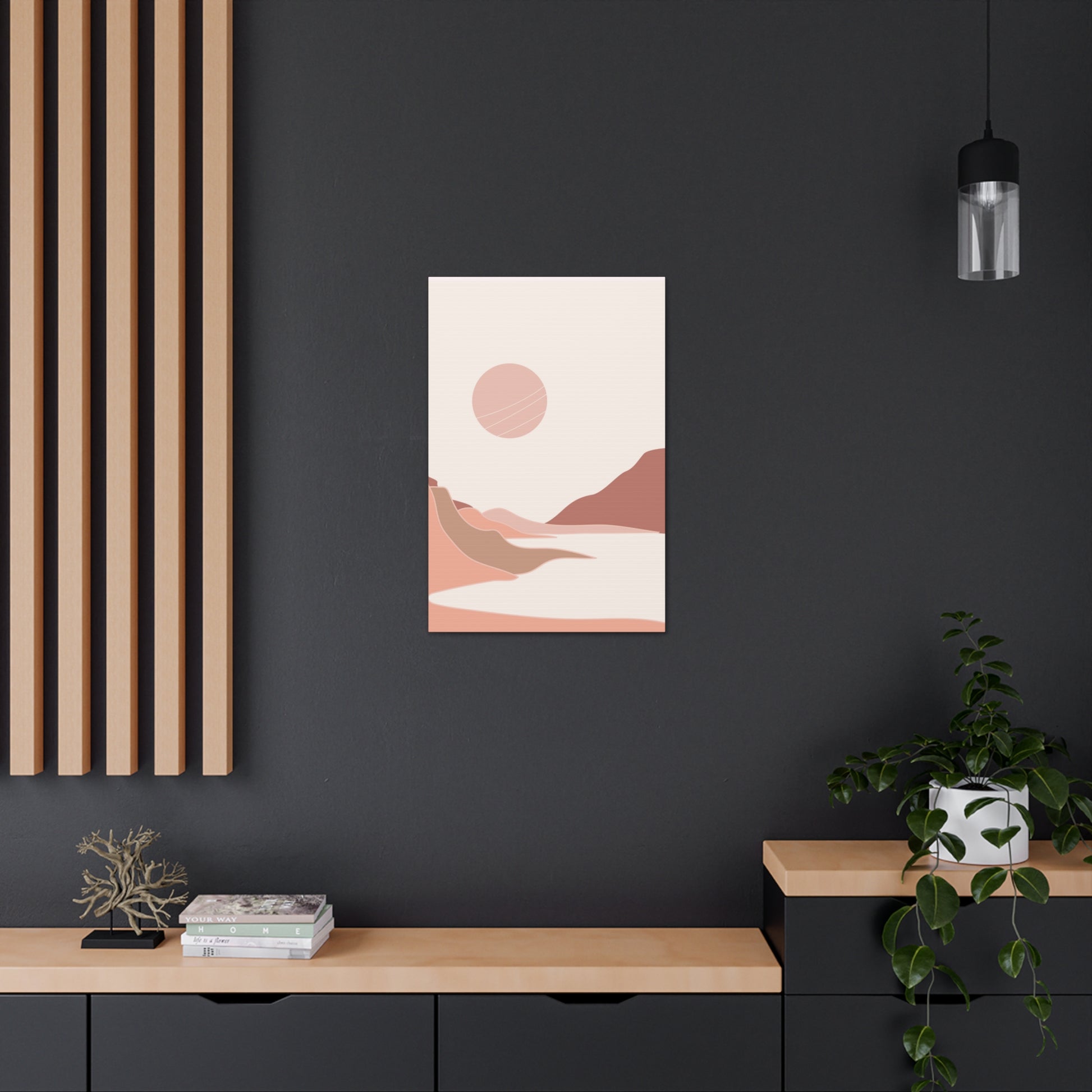 "Boho Moonlit Peaks" Wall Art - Weave Got Gifts - Unique Gifts You Won’t Find Anywhere Else!