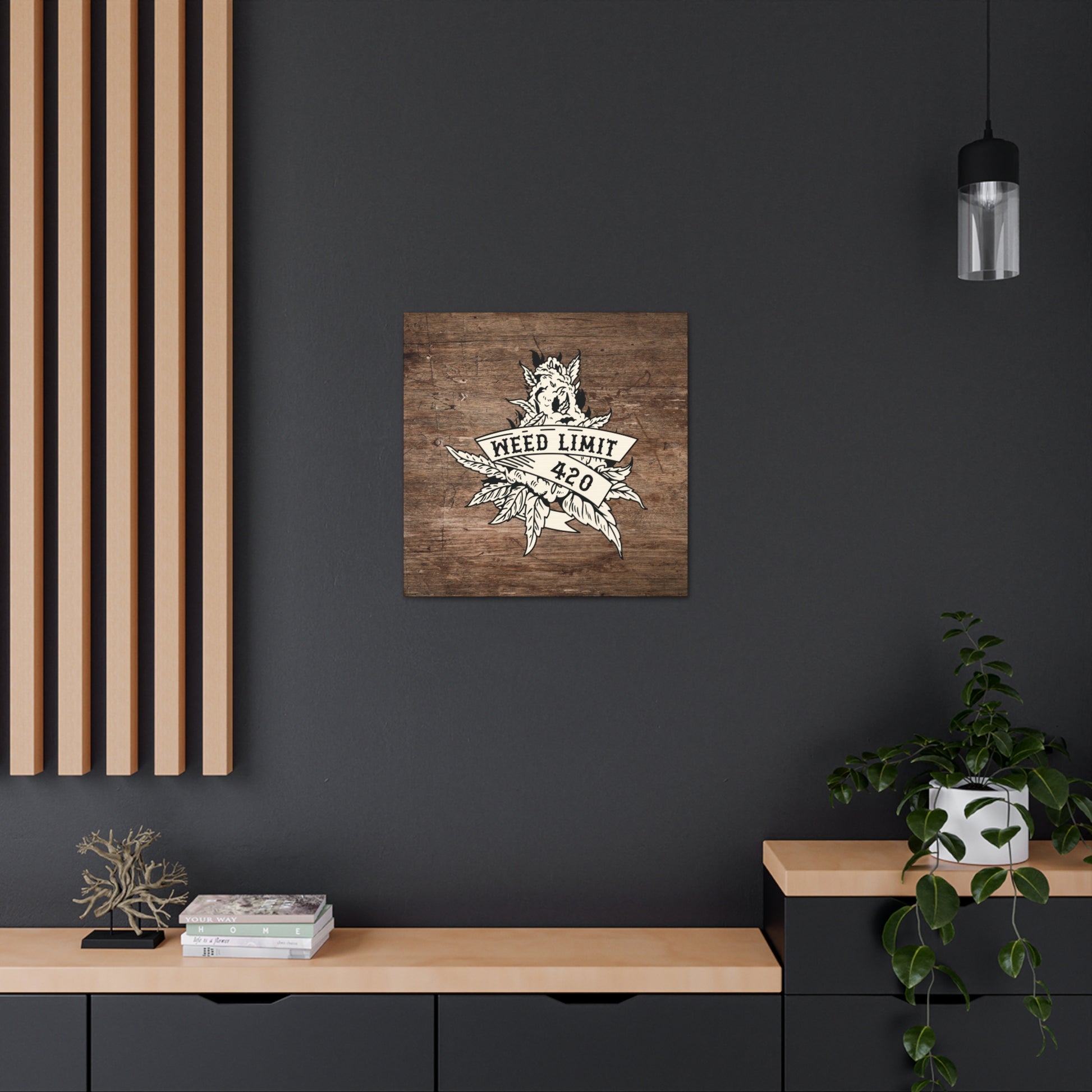 "Weed Limit 420" Wall Art - Weave Got Gifts - Unique Gifts You Won’t Find Anywhere Else!