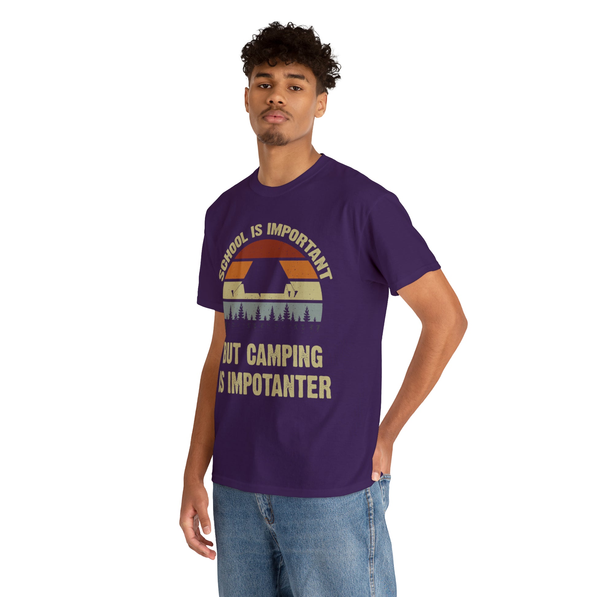 "Camping Is Importanter" T-Shirt - Weave Got Gifts - Unique Gifts You Won’t Find Anywhere Else!