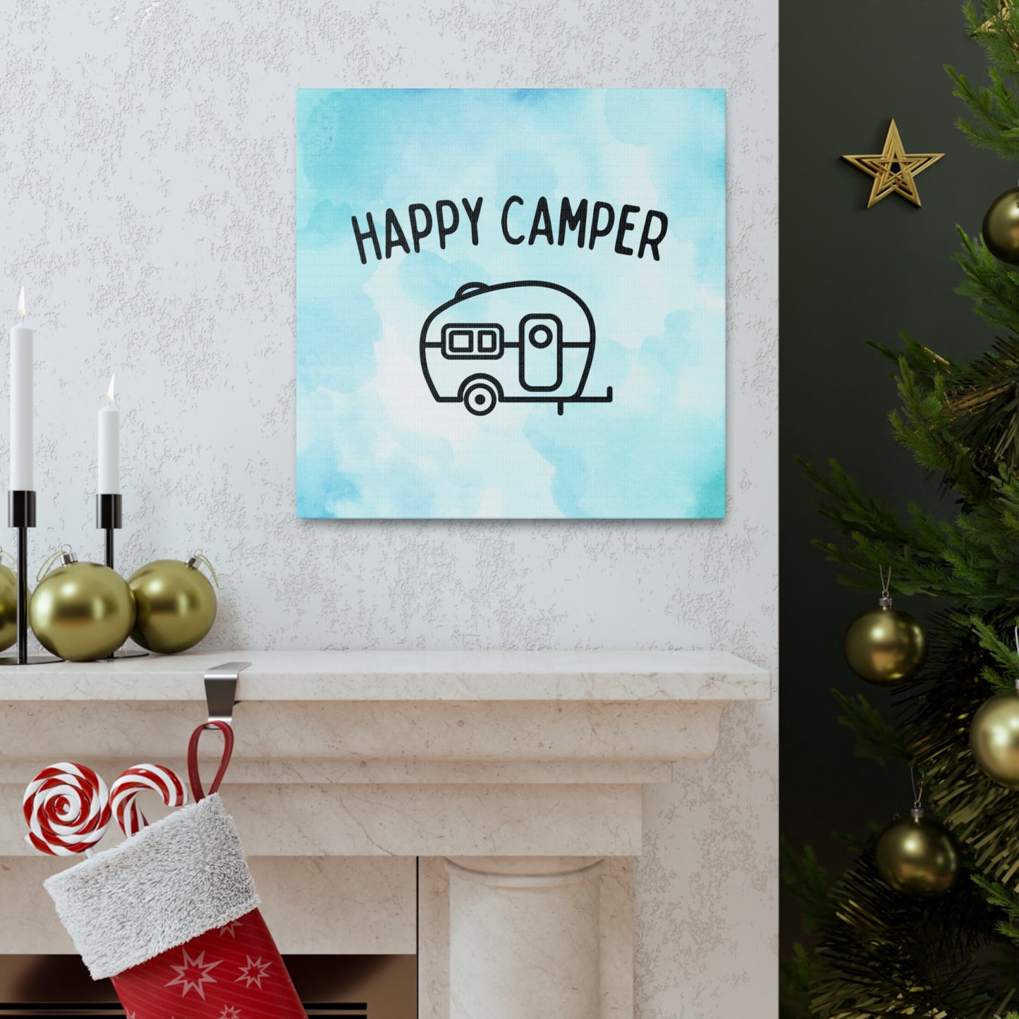 "Happy Camper" Wall Art - Weave Got Gifts - Unique Gifts You Won’t Find Anywhere Else!