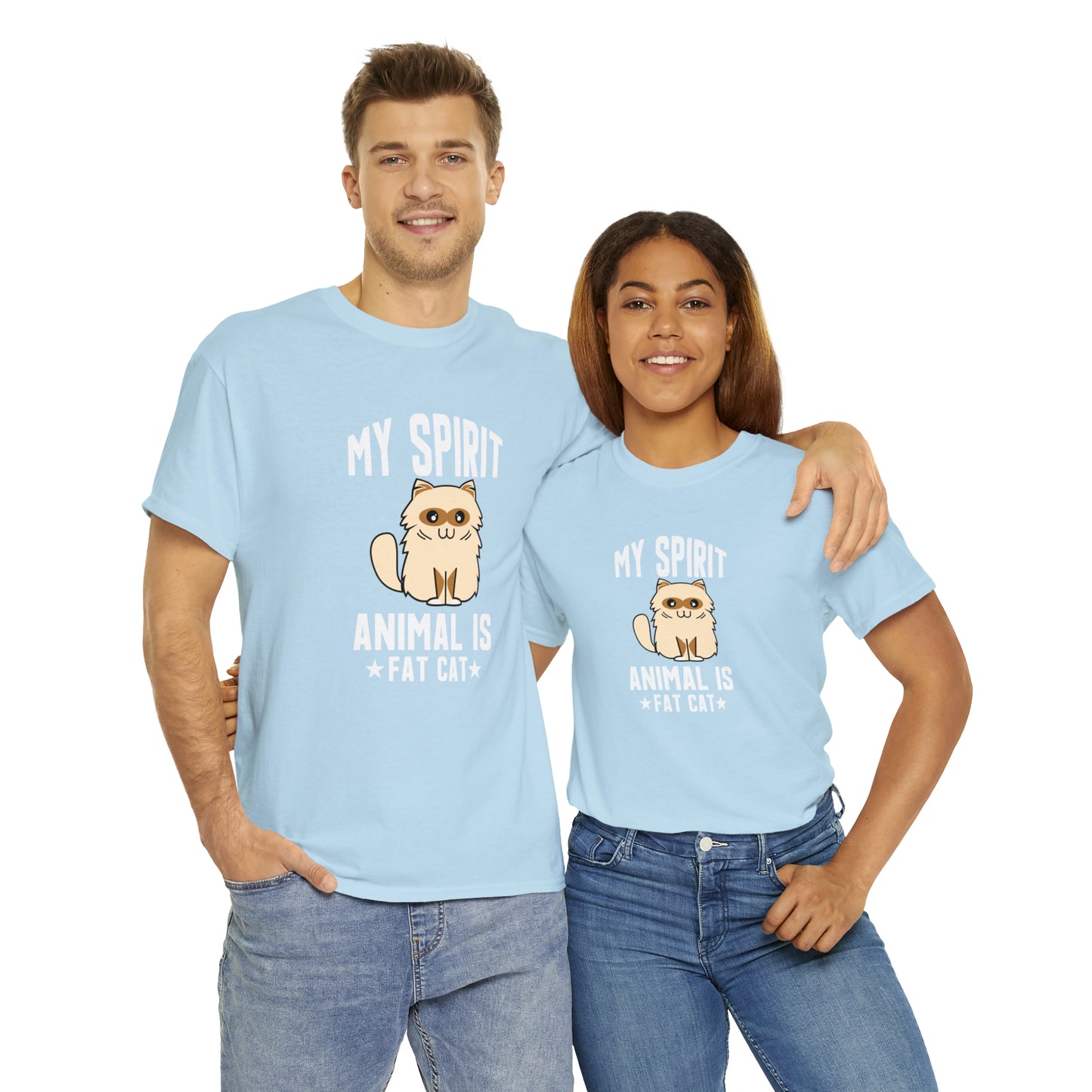 "Fat Cat Spirit Animal" T-Shirt - Weave Got Gifts - Unique Gifts You Won’t Find Anywhere Else!